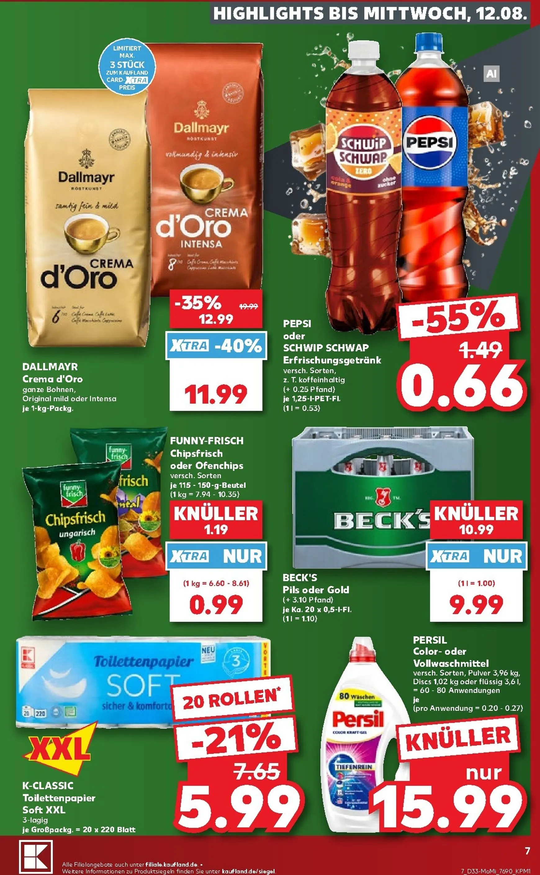 Kaufland - Richtig Sparen Prospekt nächste Woche – von Montag 10.08.2026 bis Mittwoch 12.08.2026 von 10. August bis 12. August 2026 - Prospekt seite 7
