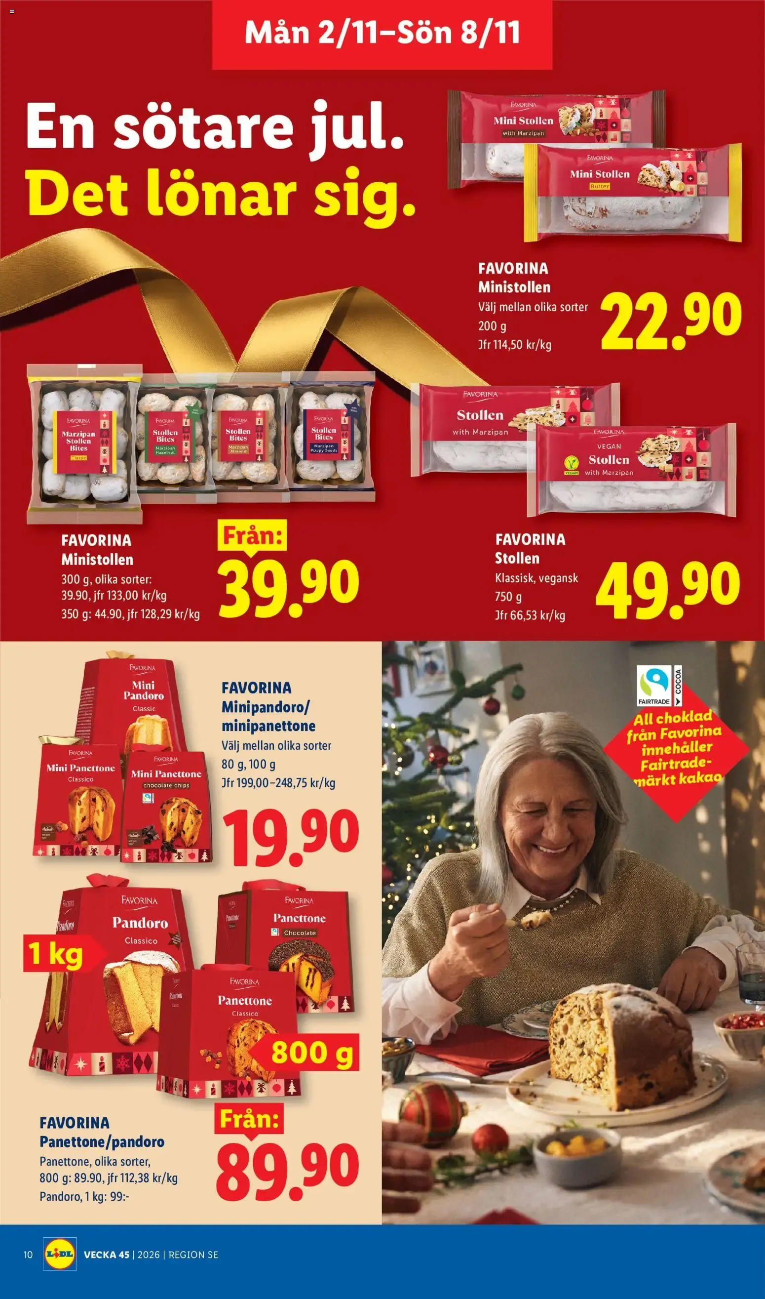 Lidl - erbjudanden från 02/11/2026 - 08/11/2026 > Reklamblad nuvarande rabatter från 2 november till 8 november 2026 - Reklamblad sidor 10