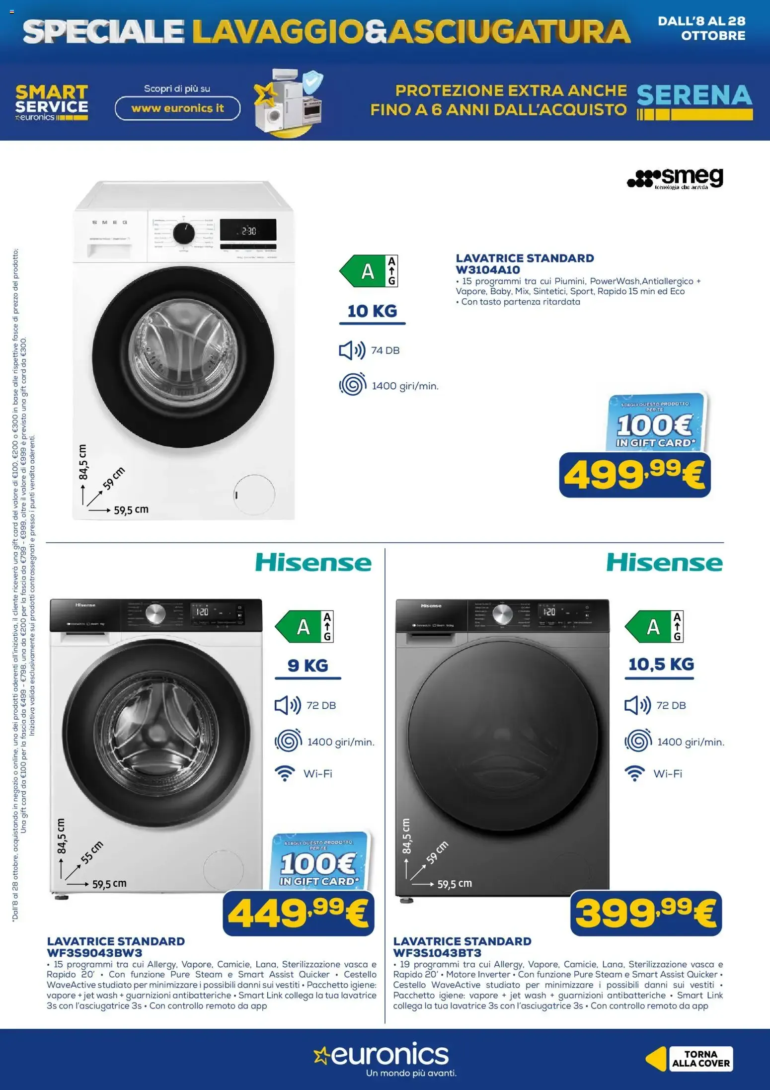 Euronics: Speciale Lavaggio & Asciugatura da 8 ottobre a 28 ottobre di 2026 - Pagina del volantino 13