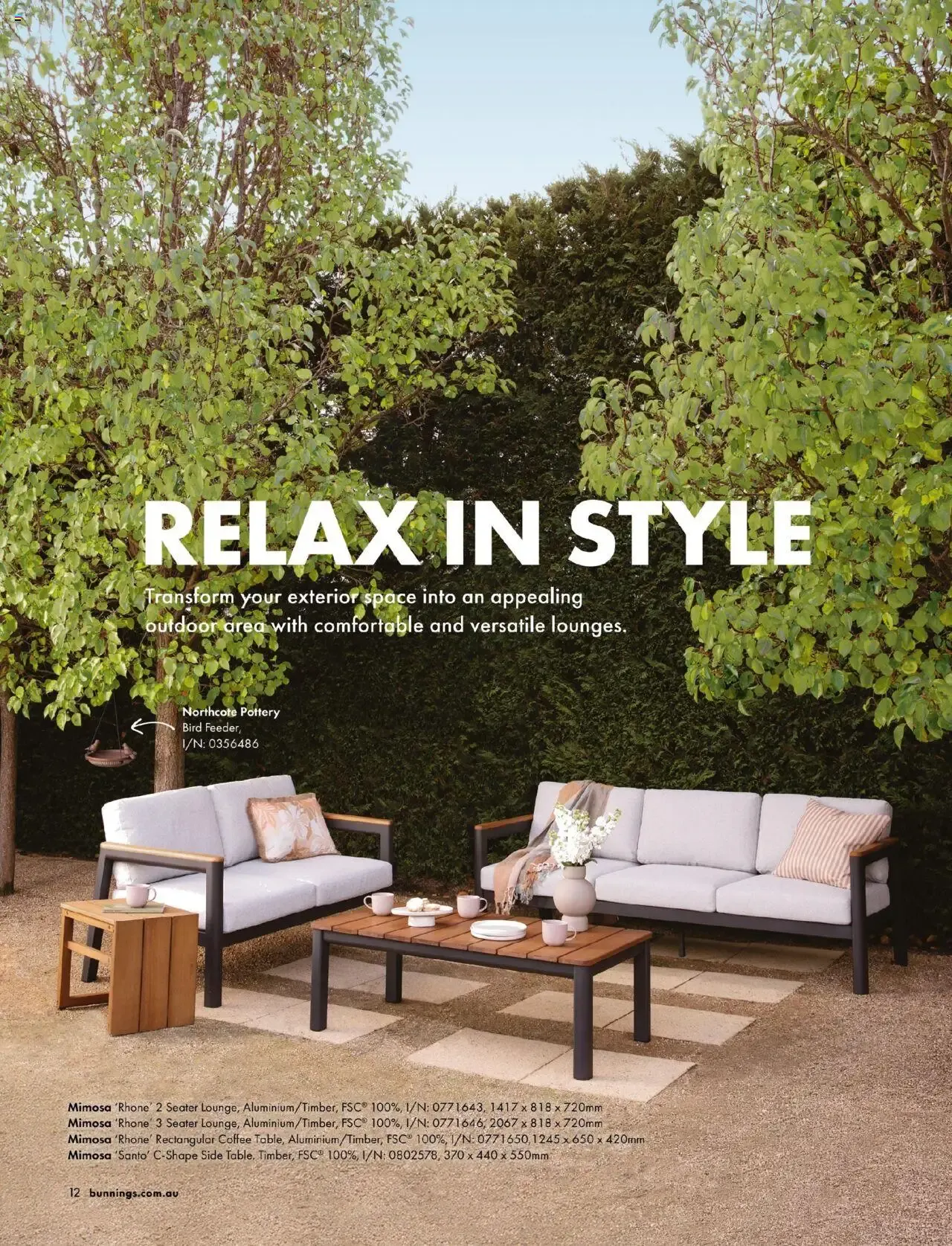 Bunnings Warehouse Outdoor Style Guide - Catalogue valid from 25 August to 25 August 2026 - page 12