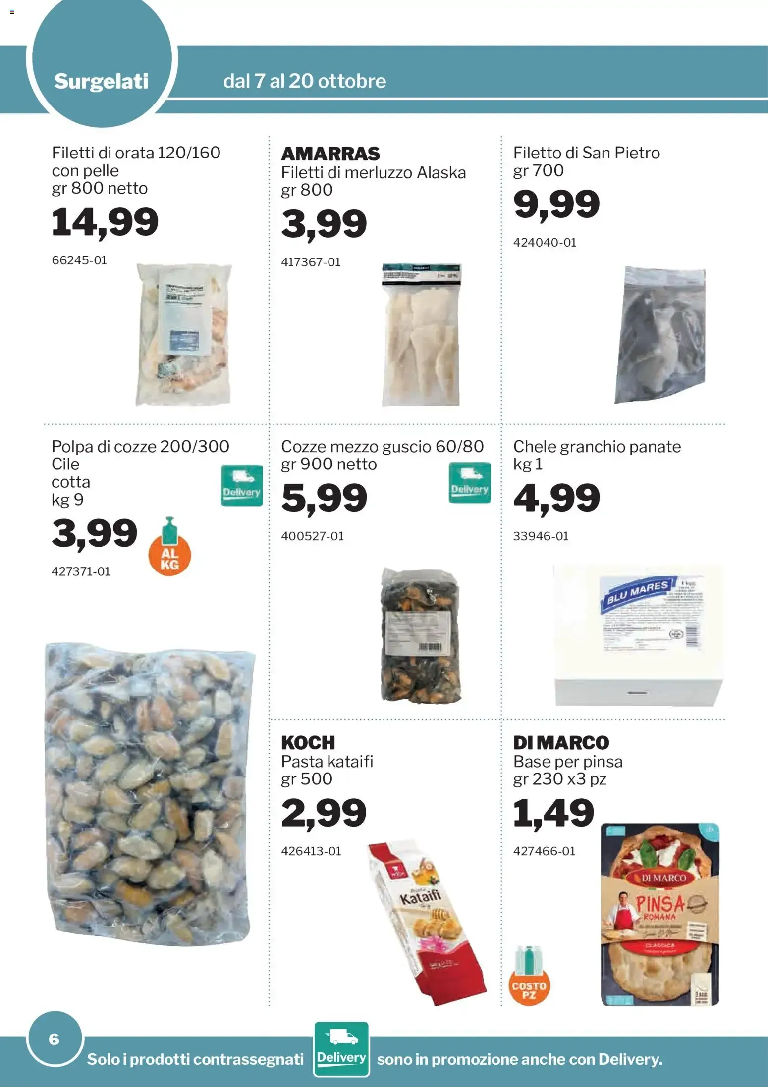 GrosMarket Promozioni Volantino da 7 ottobre a 20 ottobre di 2026 - Pagina del volantino 6