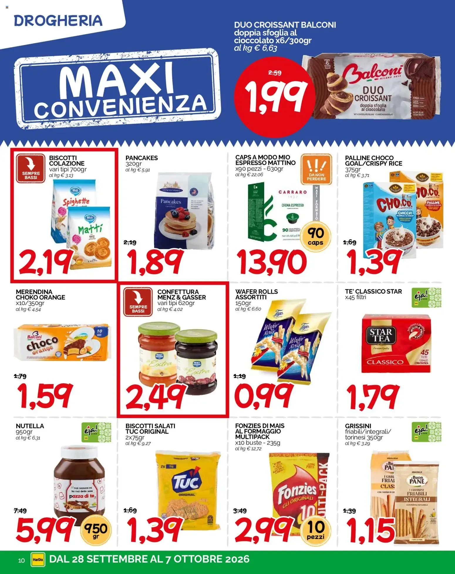 HarDis volantino dal 28/09/2026 - online Offerte da 28 settembre a 7 ottobre di 2026 - Pagina del volantino 10