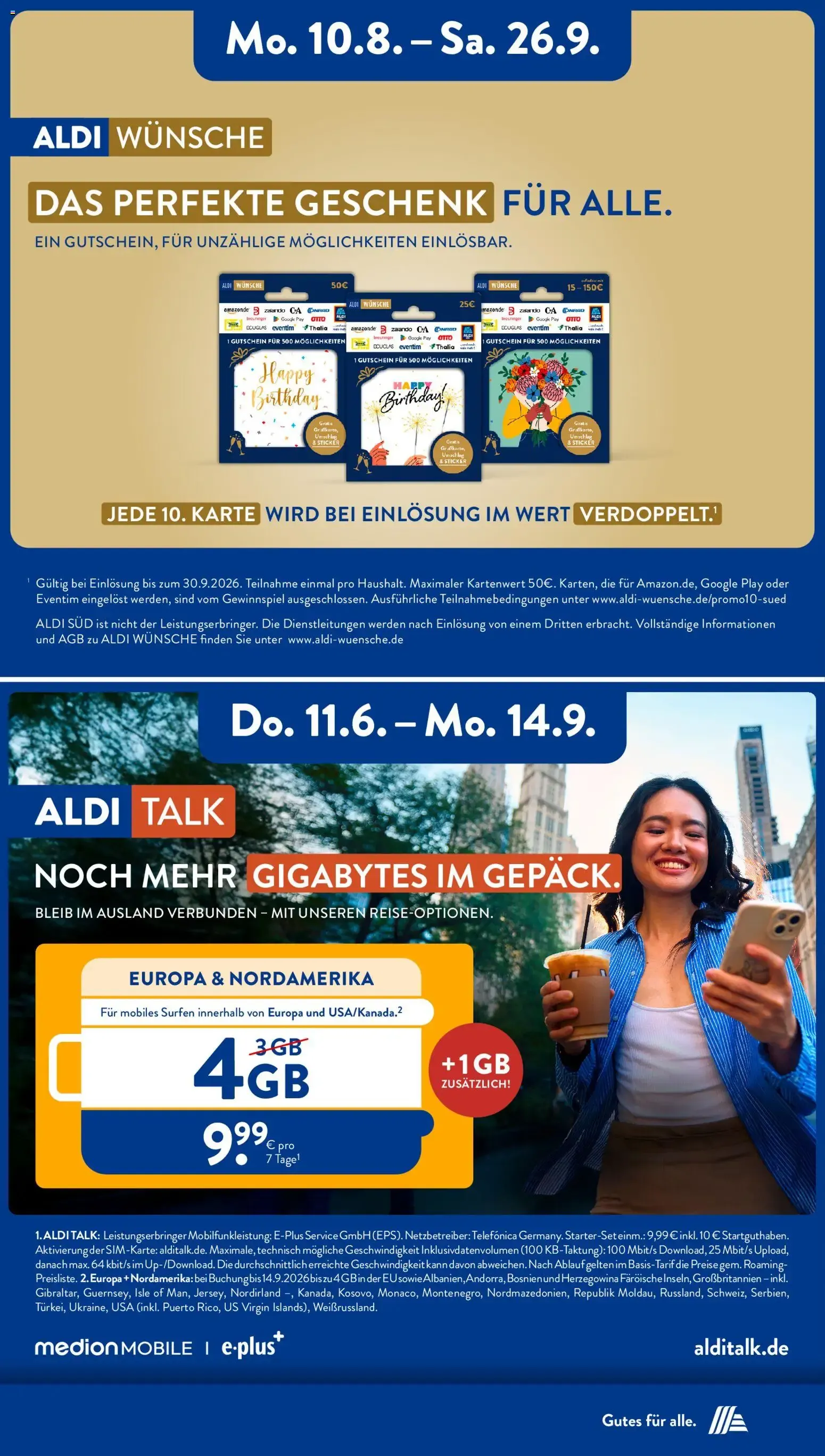 Aldi Süd Tiefpreis-Highlight von 10. August bis 15. August 2026 - Prospekt seite 21