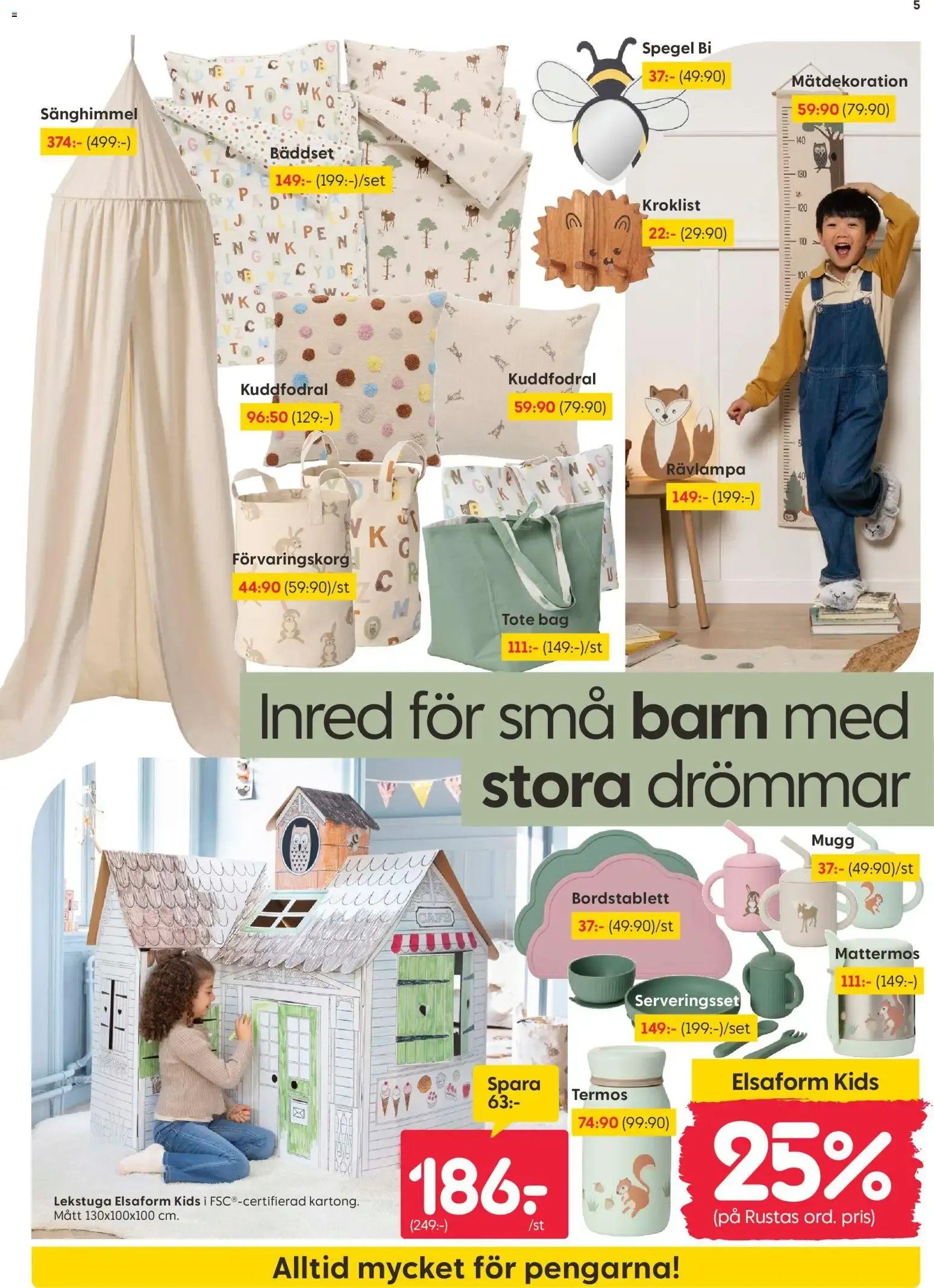 Rusta erbjudanden från 31/08/2026 - 06/09/2026 > Reklamblad nuvarande rabatter från 31 augusti till 6 september 2026 - Reklamblad sidor 5