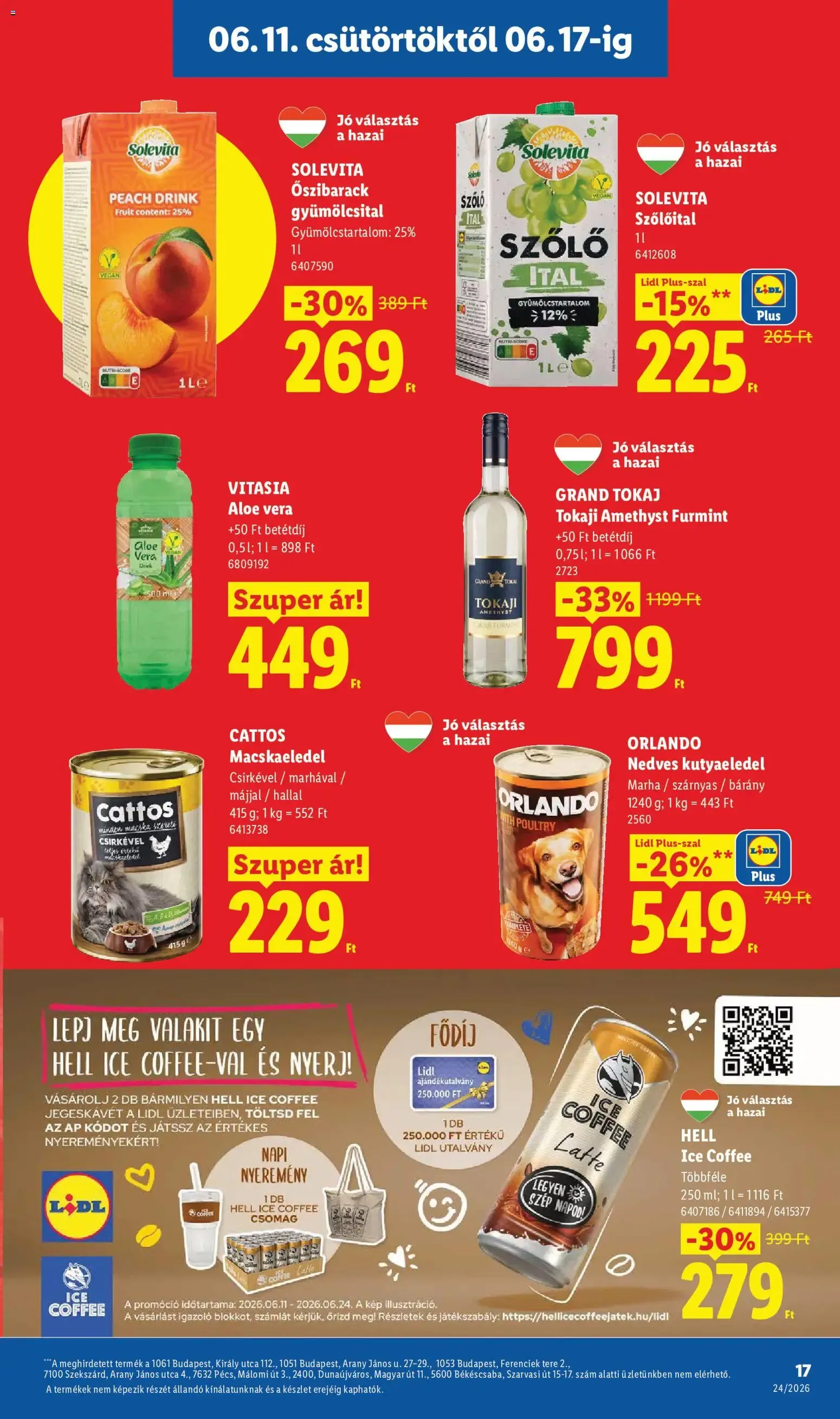 Katalógus Lidl akciós újság - 2026.06.11. -tól/töl > akció, lapozható szórólap 🛍️ június 11.-tól június 17.-ig 2026. - Oldal 17