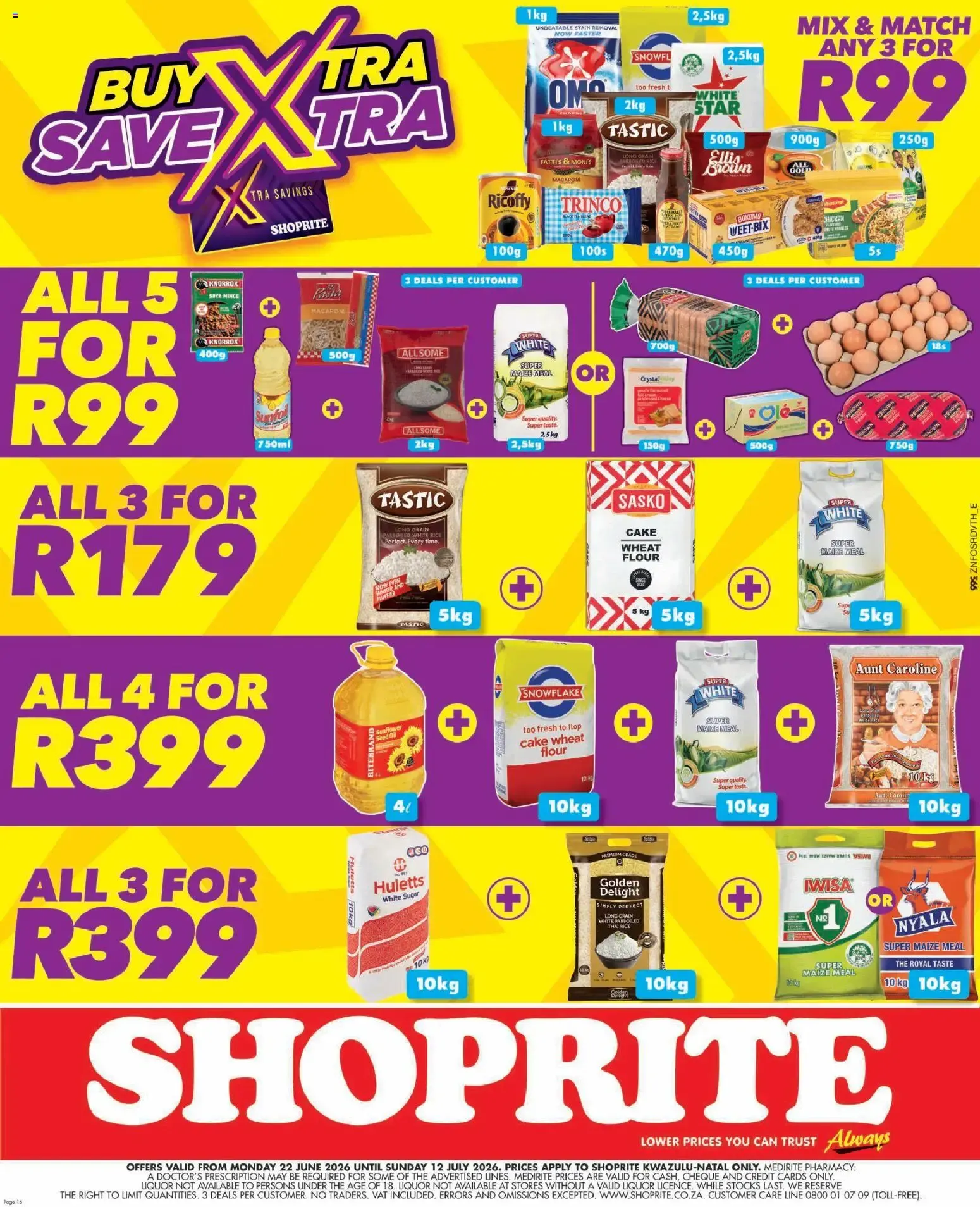 Shoprite Low-Duuuma Deals! from 22 June to 12 July 2026 - Catalogue Page 16