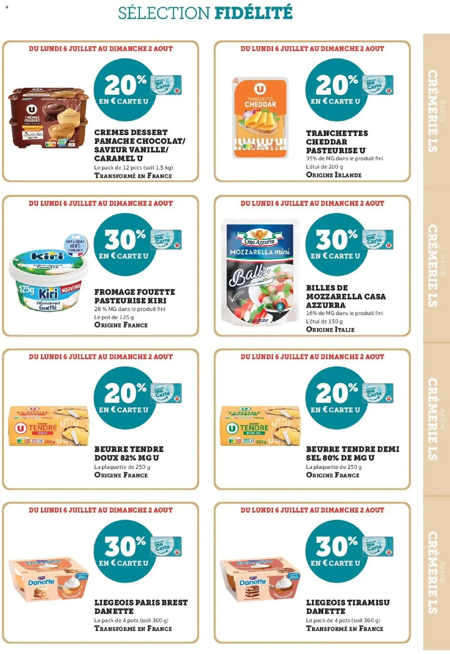 Hyper U - Ma sélection Carte U Juillet à partir du 06/07/2026 - promo en ligne du 6 juillet au 2 août 2026 - Catalogue page 5