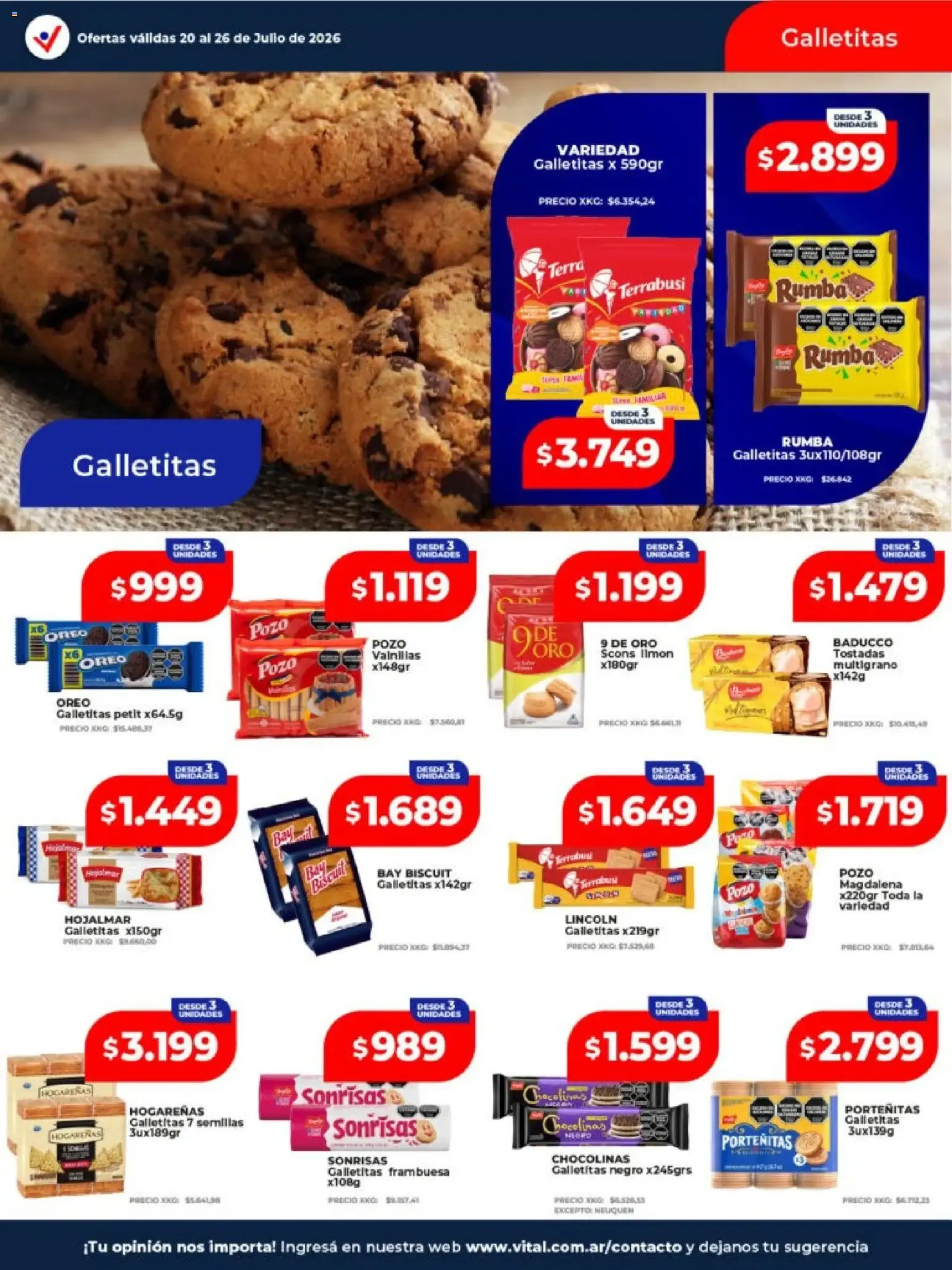 Ofertas de Vital - Ofertas || del 20/07/2026 - 26/07/2026 || Catálogo 20 de julio al 26 de julio 2026 - Página 22 del catálogo