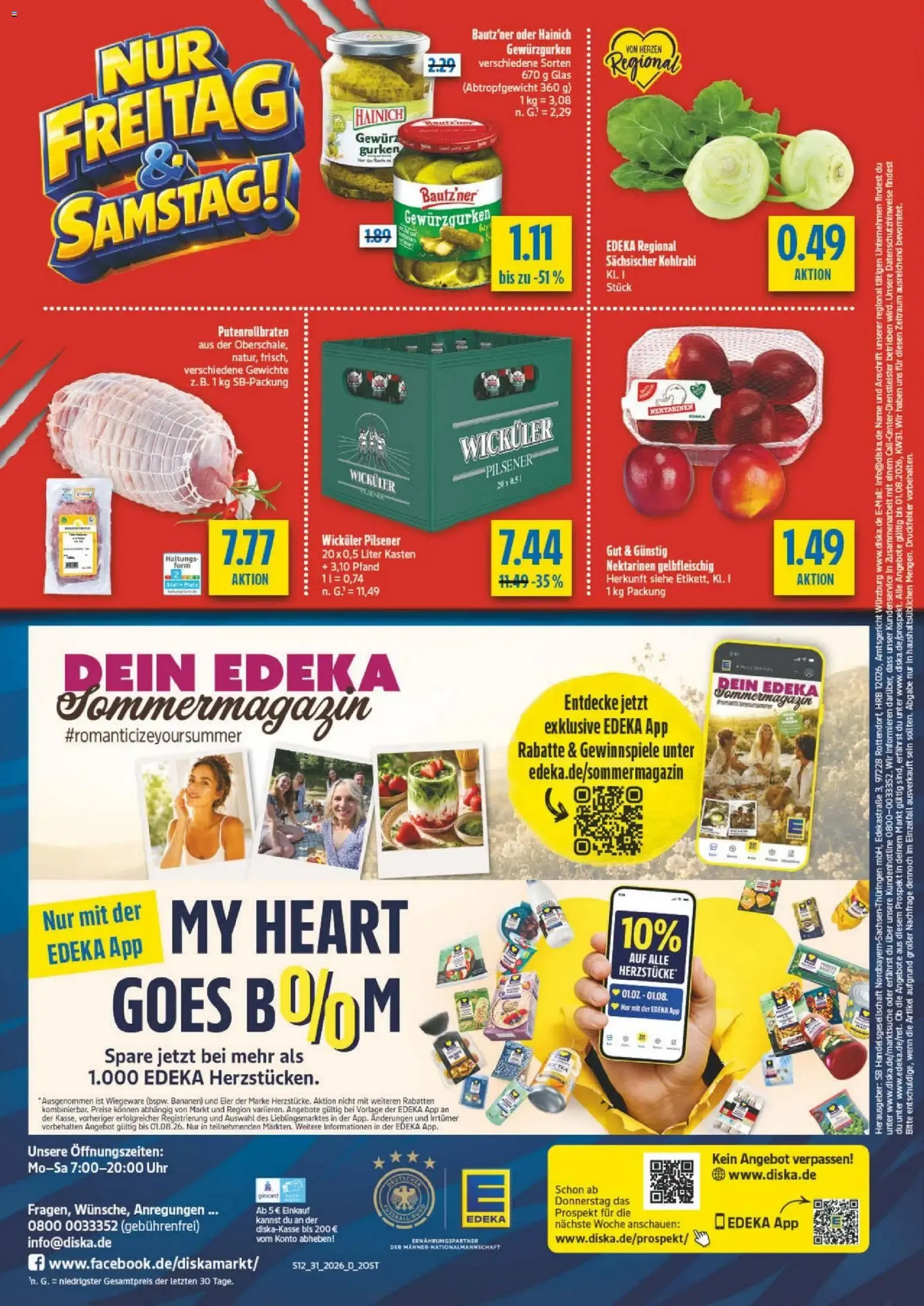 Diska - Diska Angebote Sachsen-Thüringen KW31 (ab 27.07.2026) zum Blättern von 27. Juli bis 1. August 2026 - Prospekt seite 12