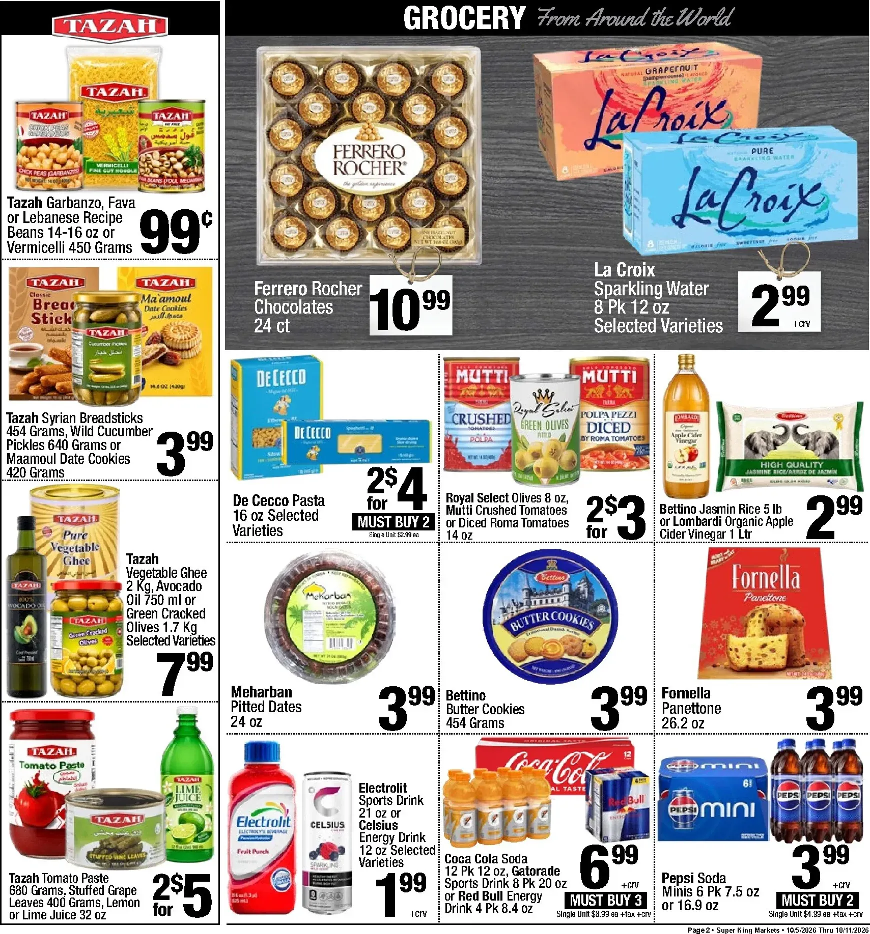Weekly ad Current Super King leaflet valid from Monday 10/05/2026 to Sunday 10/11/2026 from October 5 to October 11 2026 - Page 2