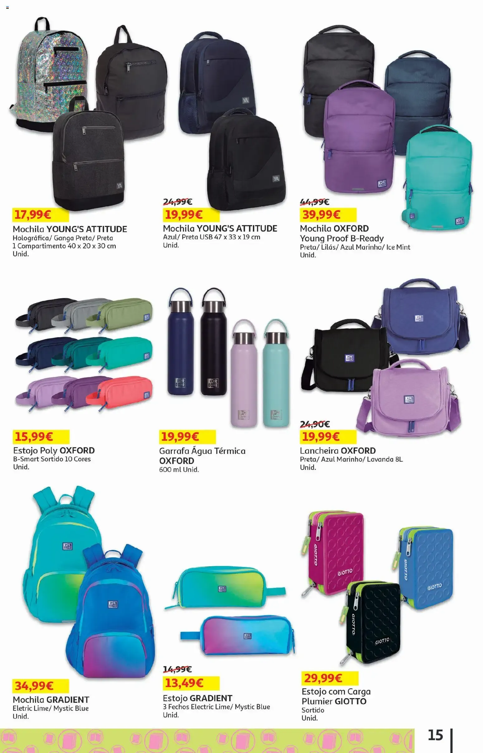 Folheto Auchan - Folheto Escolar » de 05/08/2026 - 03/09/2026 de 5 de agosto até 3 de setembro 2026 - Pagina 15