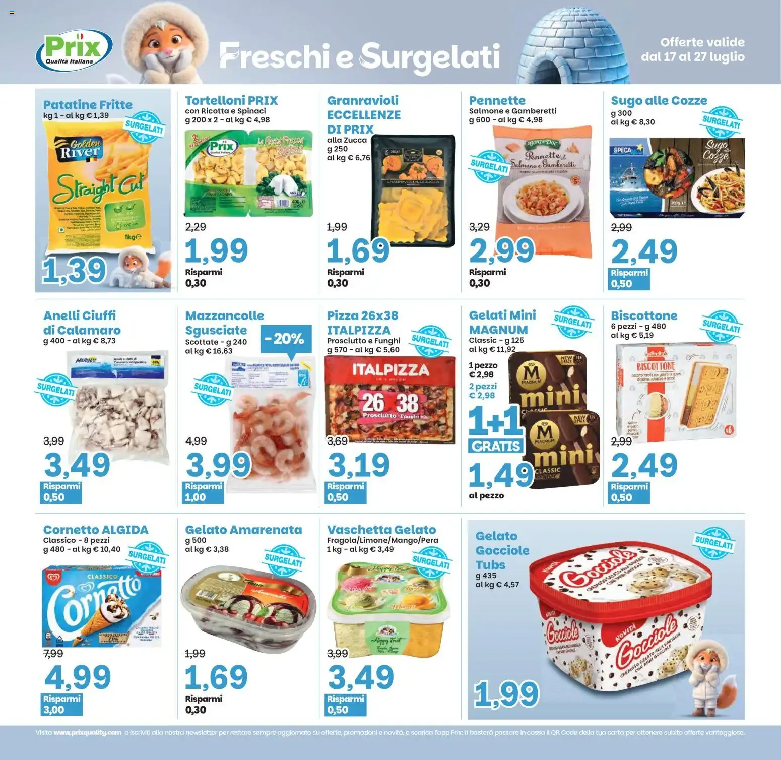 Volantino Prix: Tanti prodotti a 0,99€ y descuentos da 17 luglio a 27 luglio di 2026 - Pagina del volantino 15