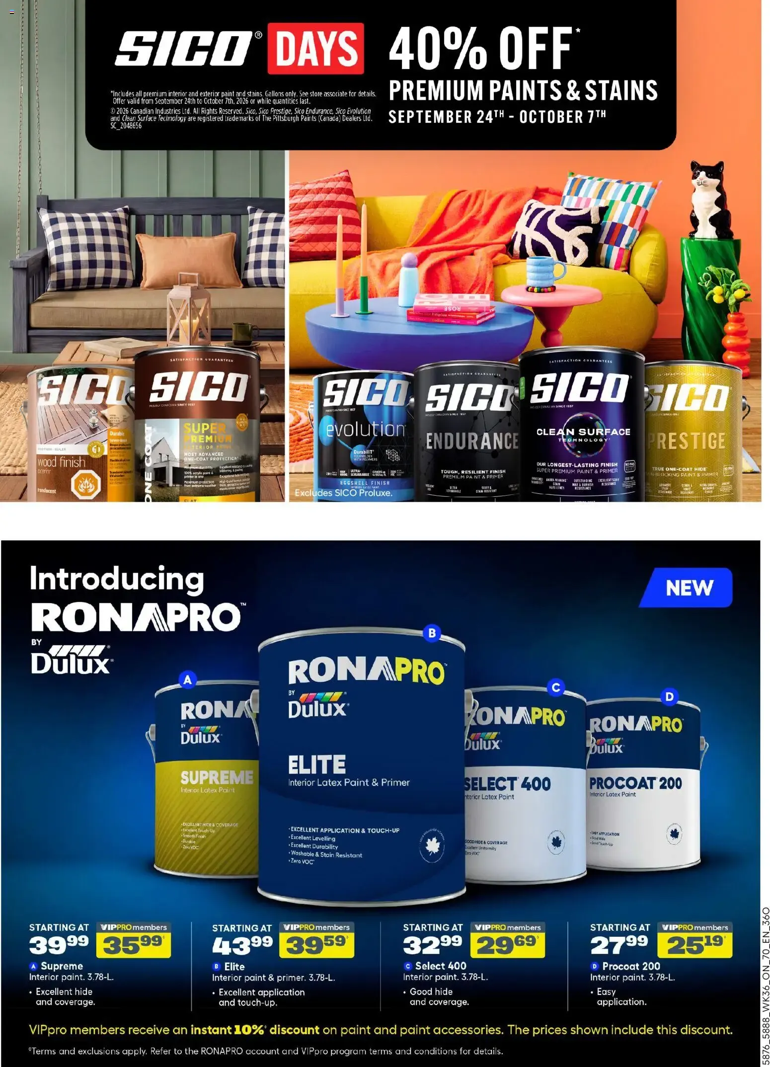 Rona weekly flyer from Oct 1, 2026 > weekly specials & deals from October 1 to October 14 2026 - flyer page 6