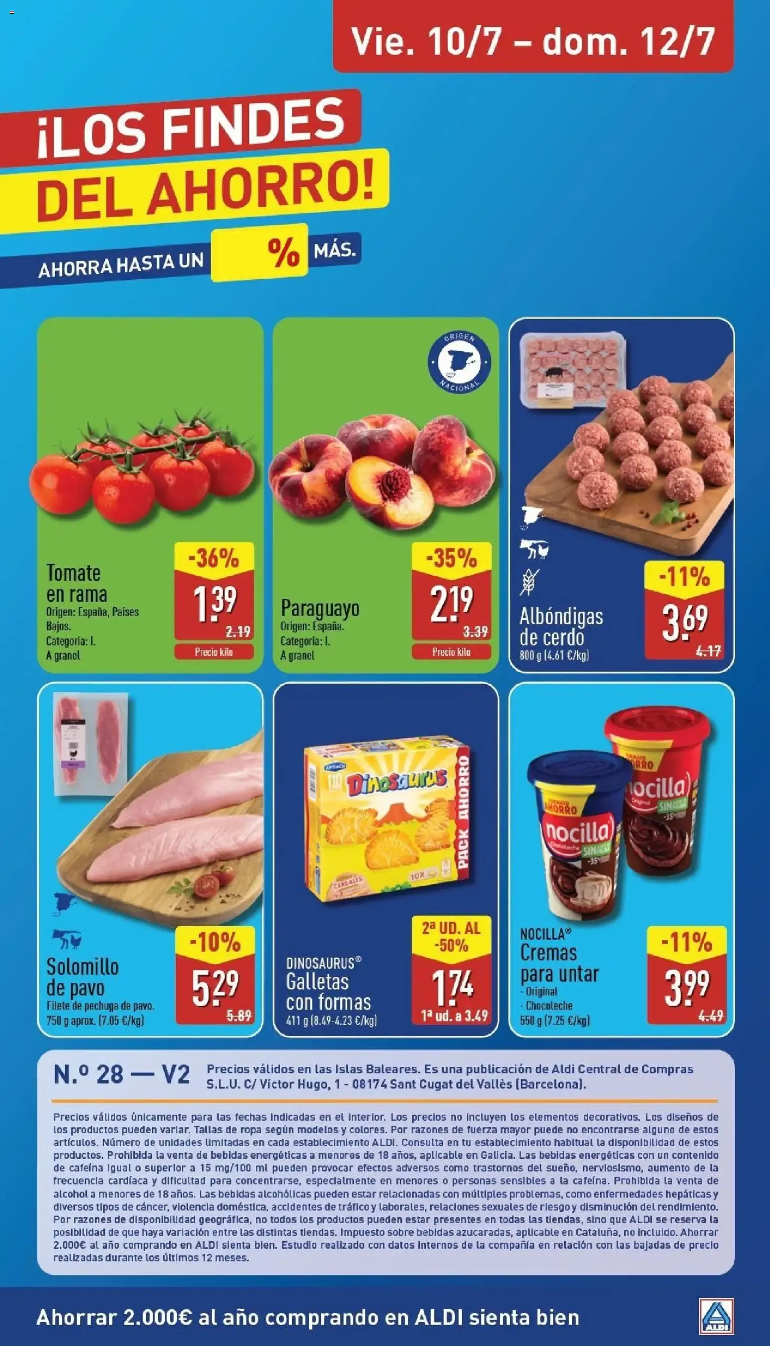Catálogo de Aldi: Un Baño de Frescura al Mejor Precio 6 de julio al 12 de julio 2026 - Página 28
