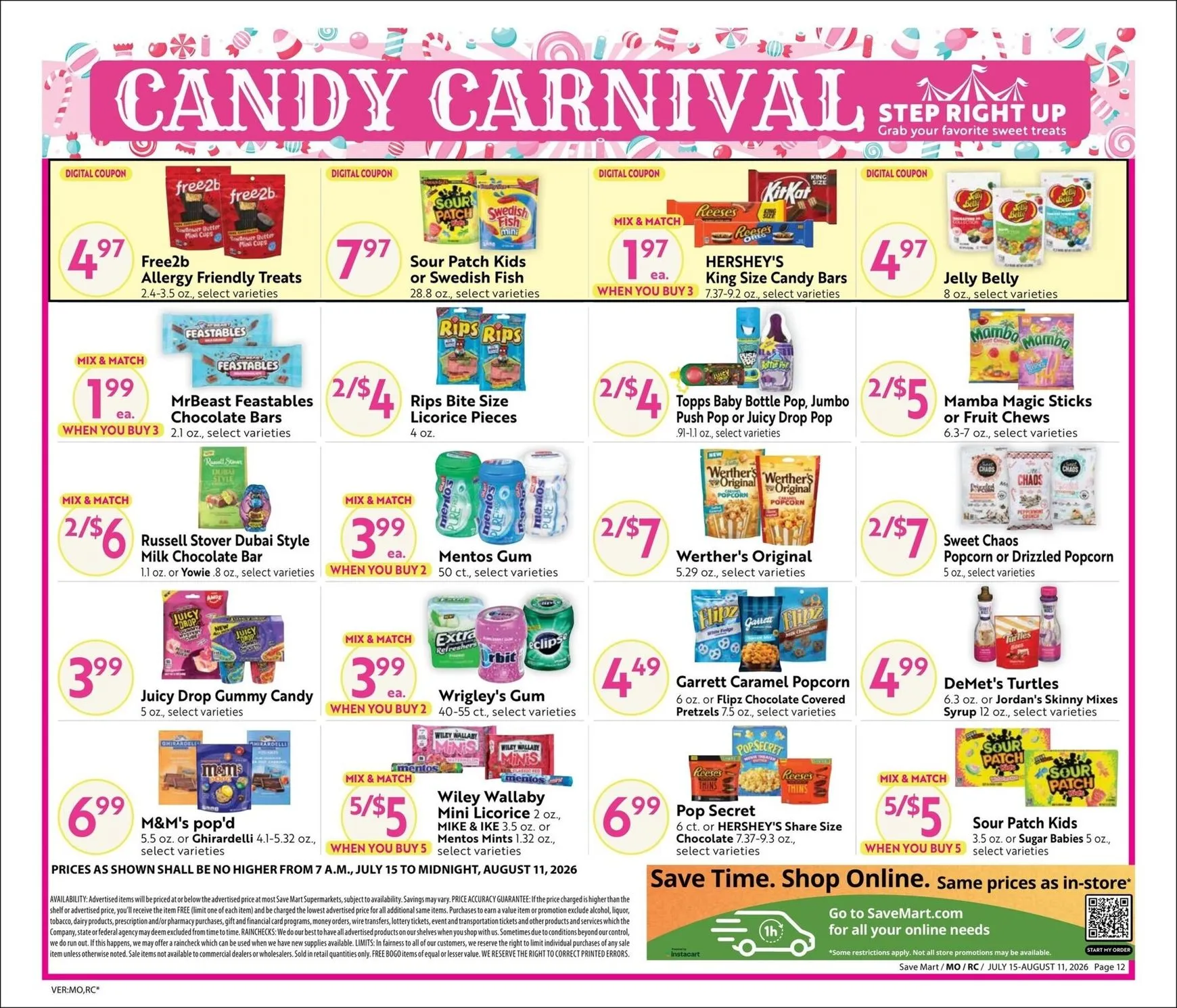 Weekly ad Current Save Mart - Steals & Deals leaflet valid from Wednesday 07/15/2026 to Tuesday 08/11/2026 from July 15 to August 11 2026 - Page 12