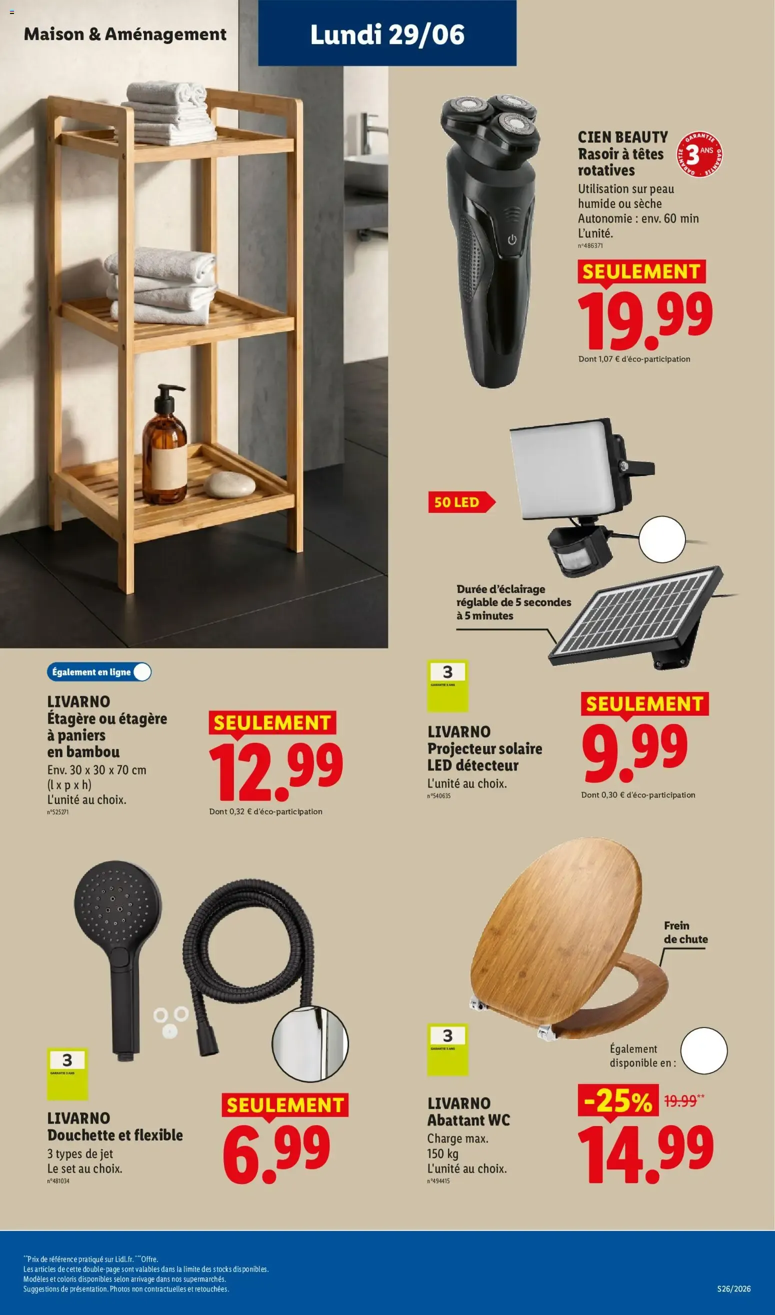 Catalogue LIDL à venir 25/06/2026 » Prospectus Juin du 25 juin au 1 juillet 2026 - Catalogue page 63