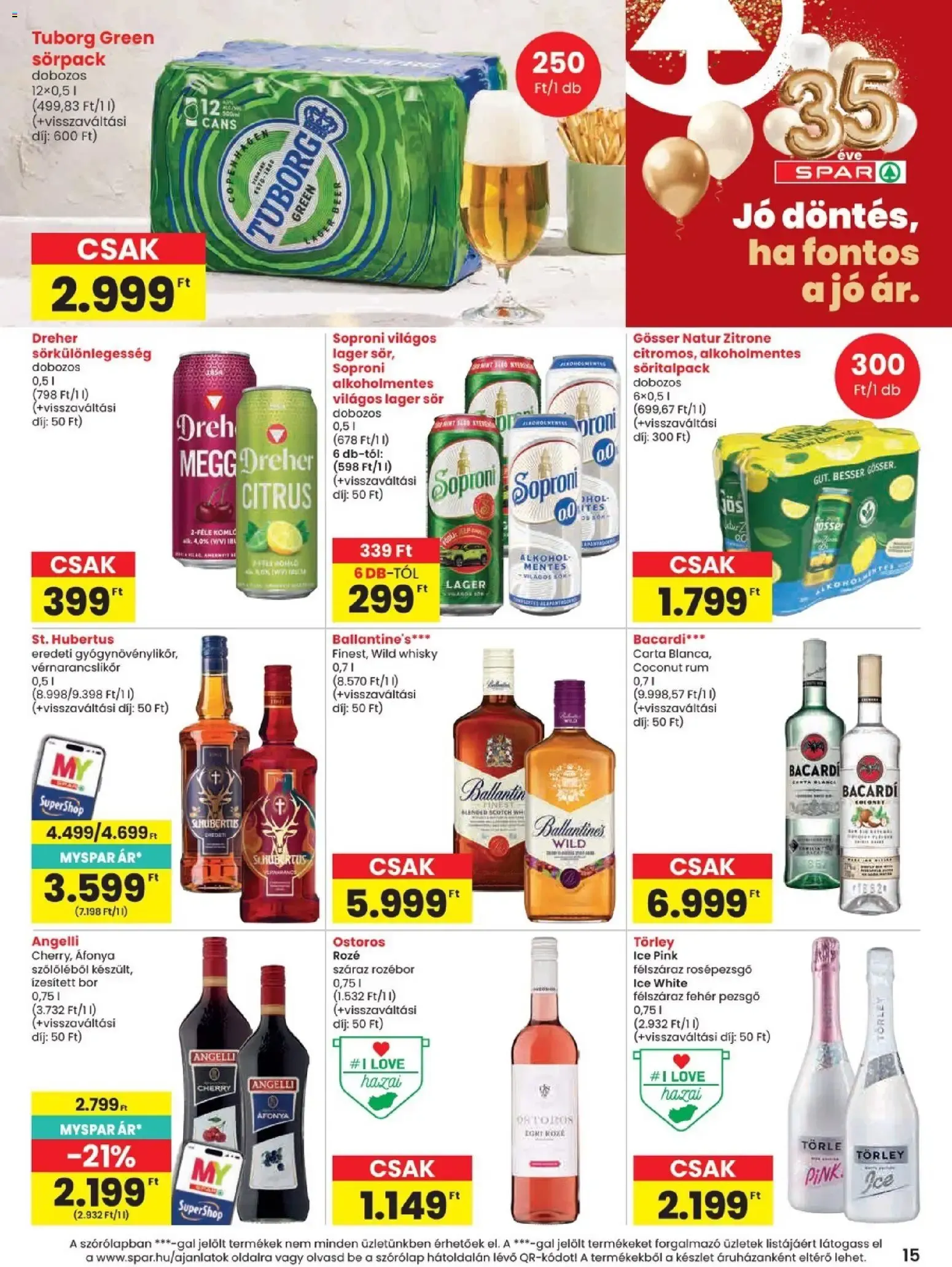 Katalógus Spar akciós újság - 2026.07.16.-tól július 16.-tól július 22.-ig 2026. - Oldal 15