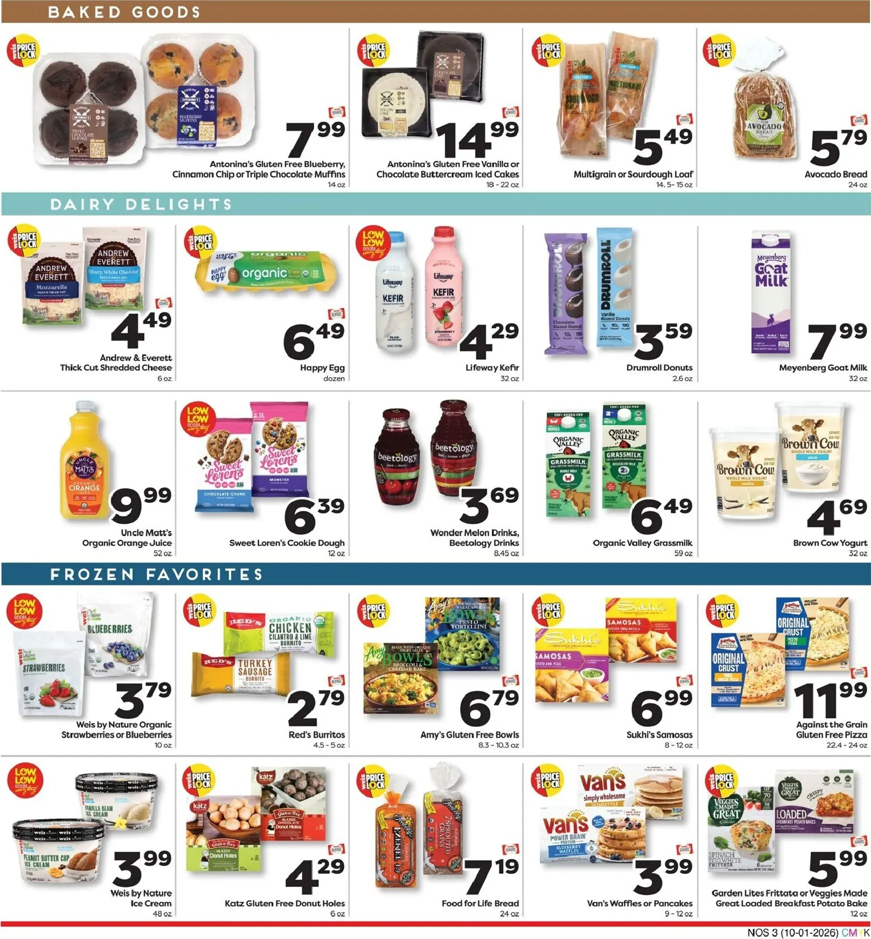 Weekly ad Current Weis Markets - Natural & Organic leaflet valid from Thursday 10/01/2026 to Wednesday 10/28/2026 from October 1 to October 28 2026 - Page 3