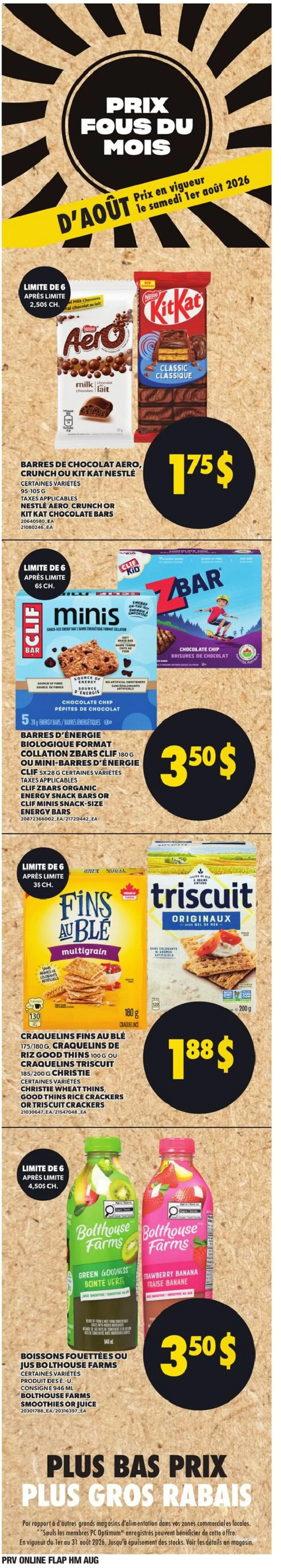 Provigo weekly flyer / circulaire from Jul 30, 2026 > weekly specials & deals from July 30 to August 5 2026 - flyer page 6