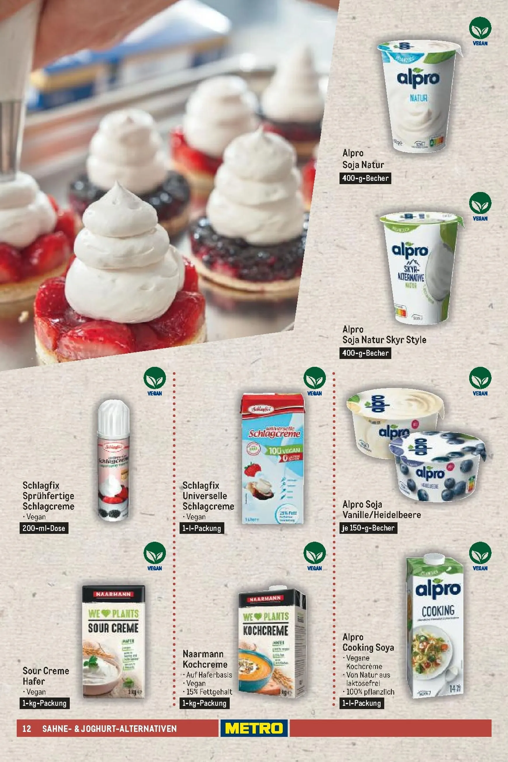 Metro - Vegan & Vegetarisches Sortiment Prospekt – von Sonntag 21.06.2026 bis Donnerstag 31.12.2026 von 21. Juni bis 31. Dezember 2026 - Prospekt seite 12