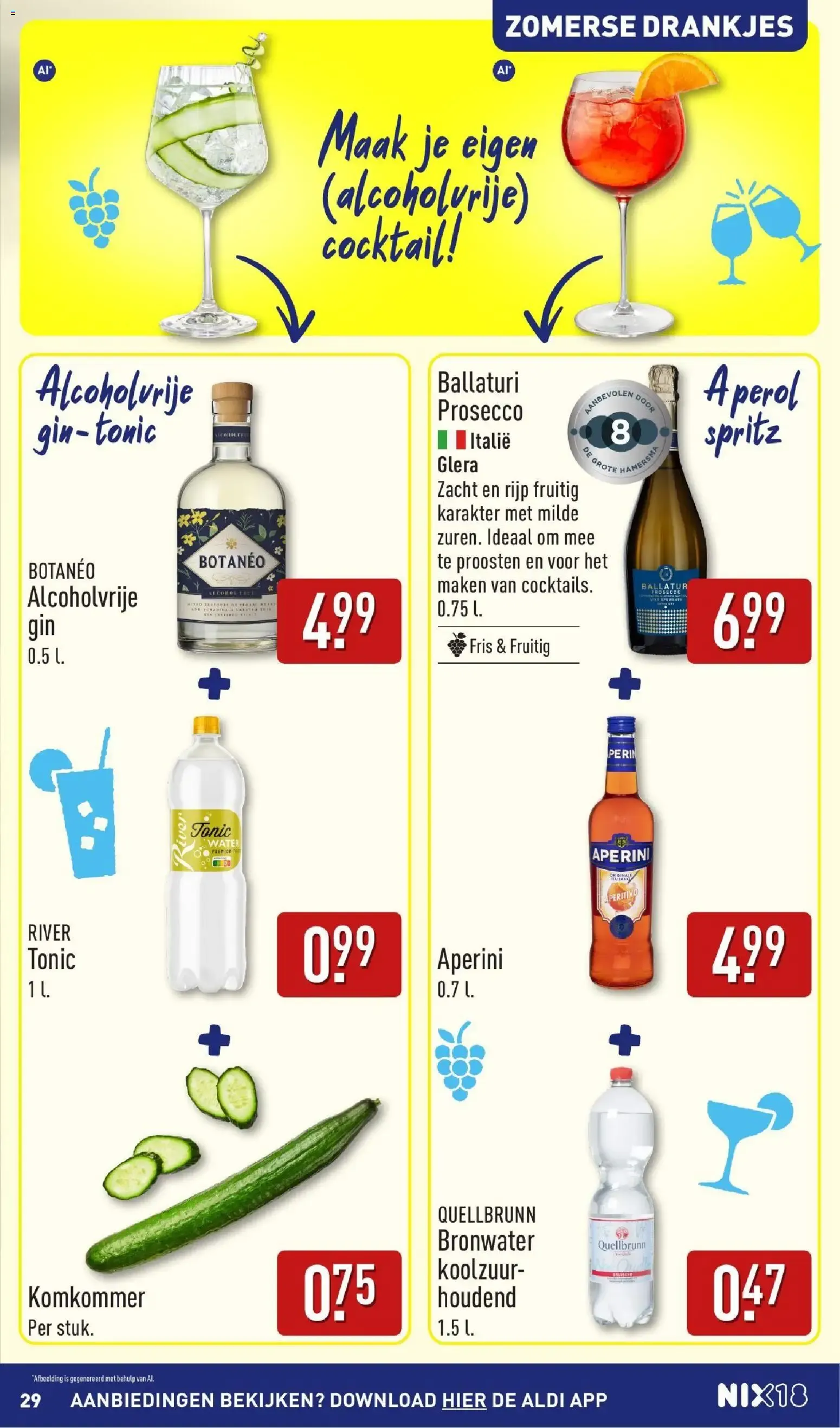 Aldi: Zo Goedkoop, dat gaan we vieren! Inspiración de verano para la BBQ van 10 augustus tot 16 augustus 2026 - Folder pagina 29