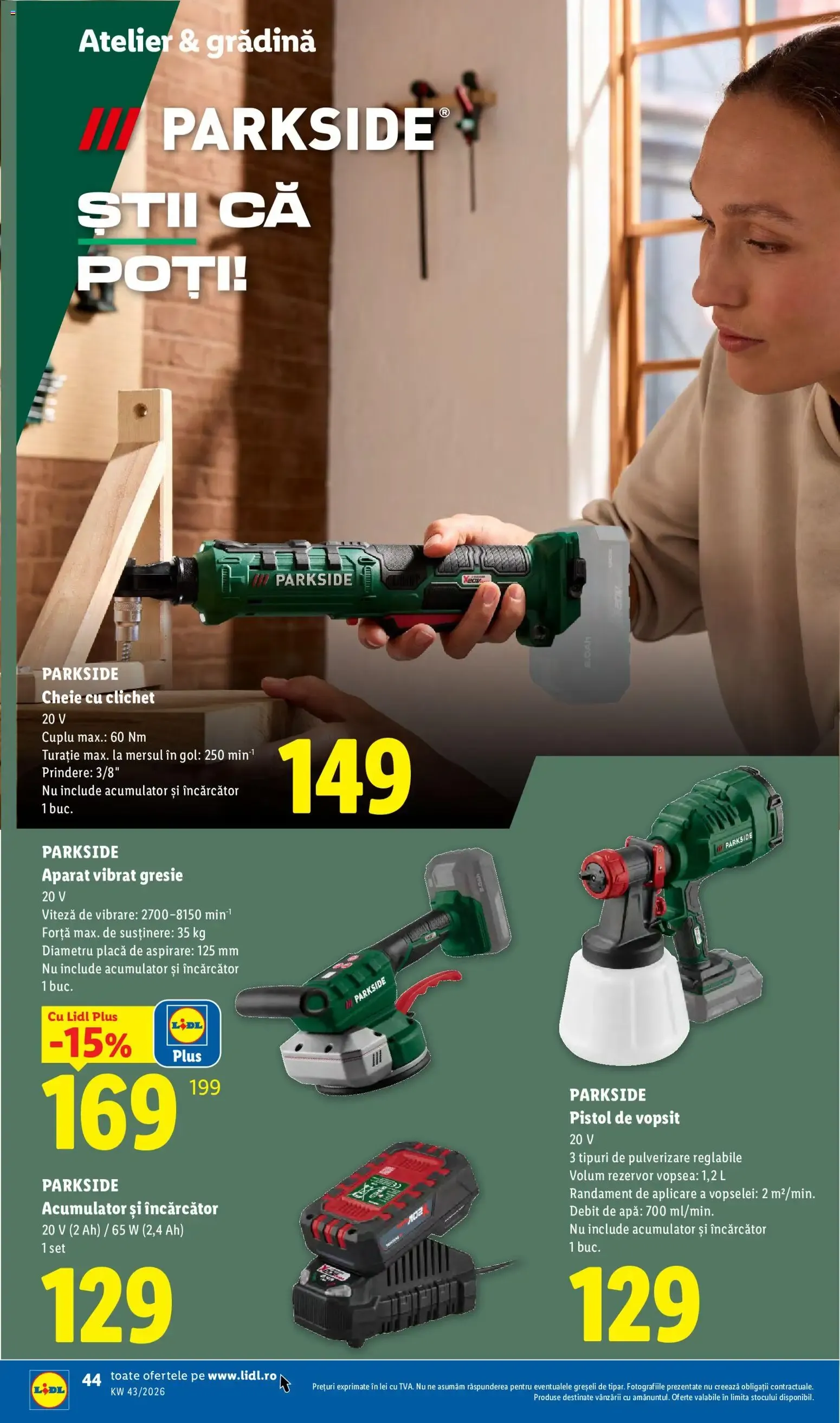 Catalog Catalog LIDL 19.10.2026 - Oferta și Revista online de la 19 octombrie până la 25 octombrie 2026 - Revista Pagina 43