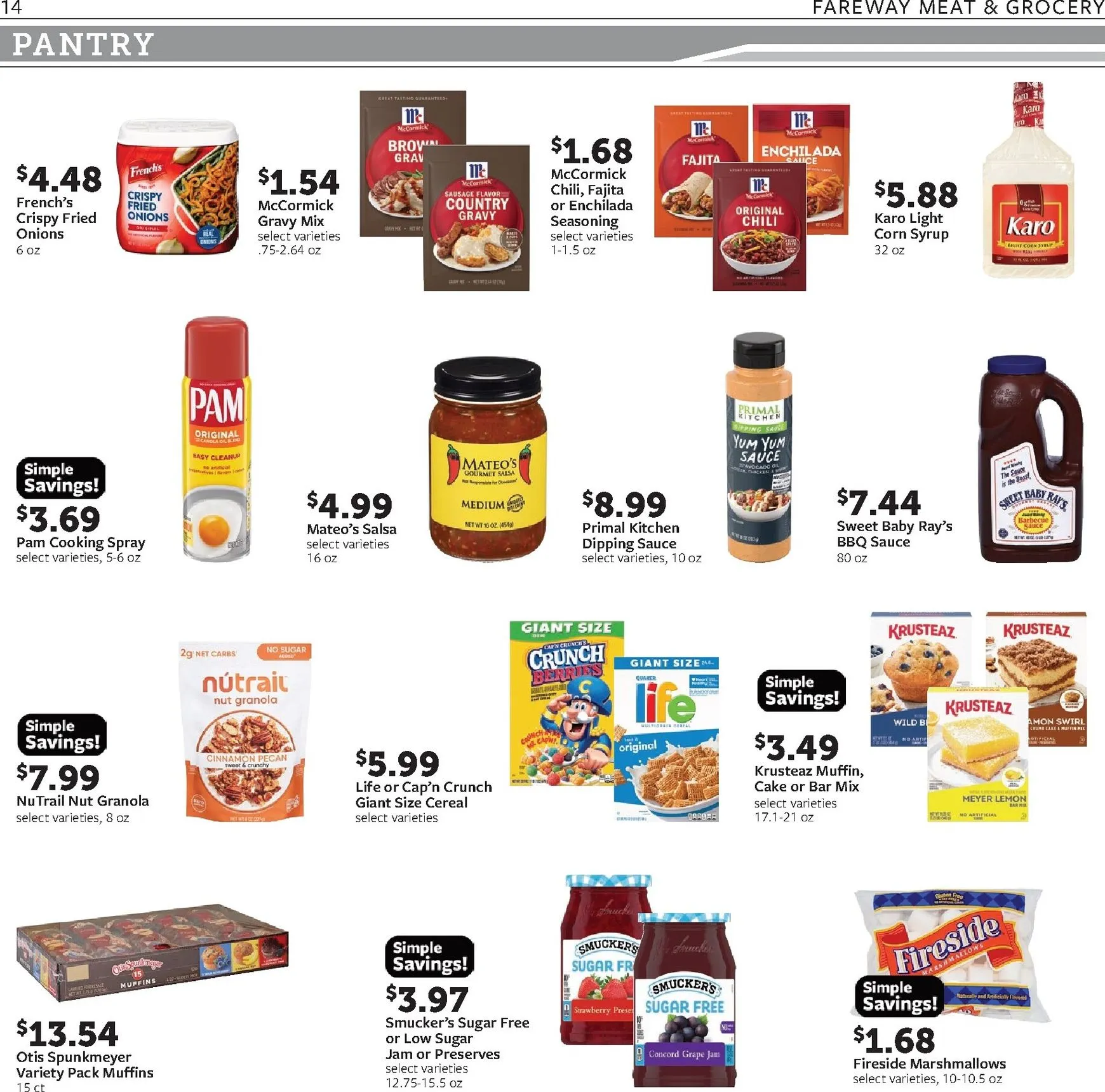 Weekly ad Current Fareway leaflet valid from Monday 10/26/2026 to Saturday 10/31/2026 from October 26 to October 31 2026 - Page 14