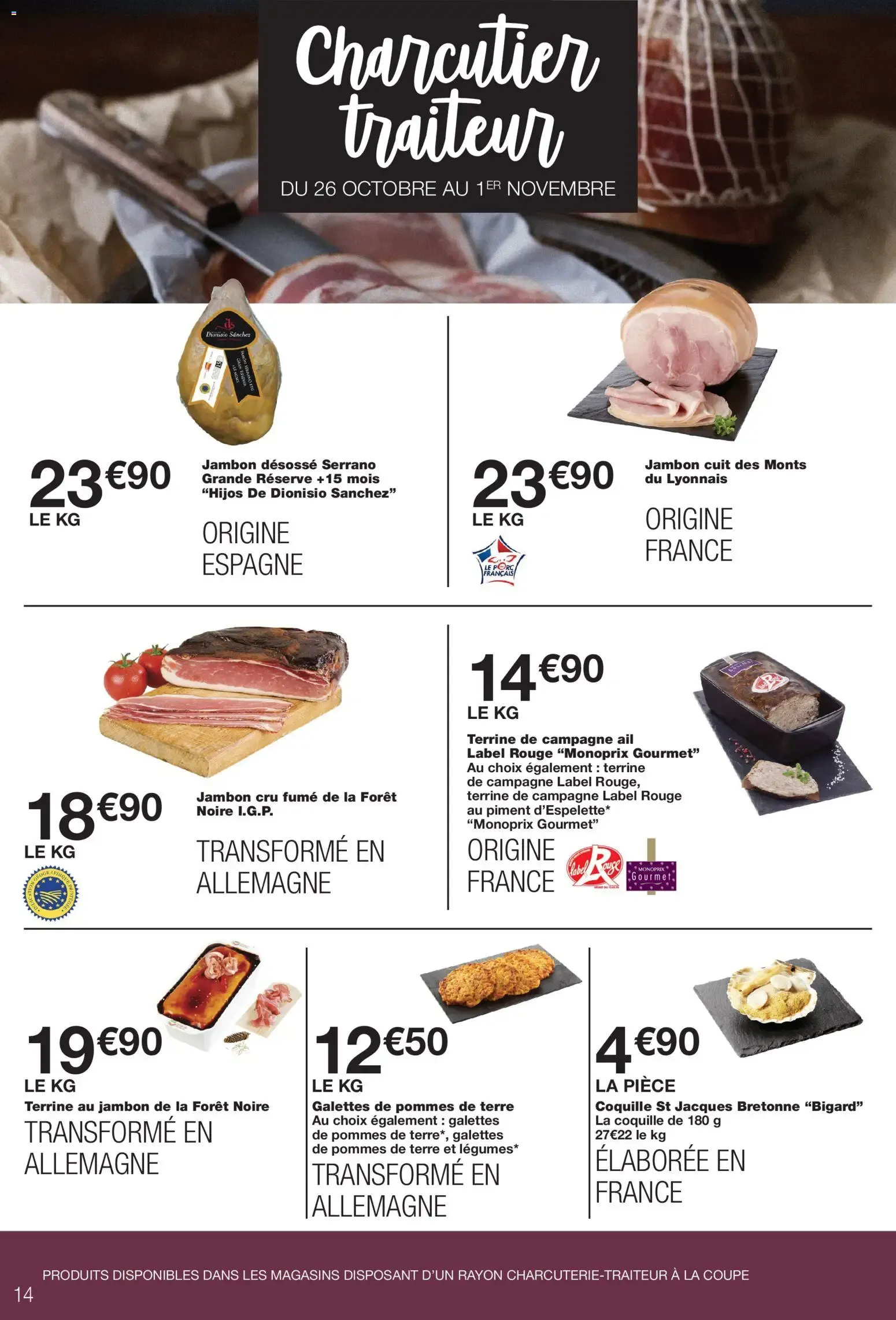 Monoprix: Viva Mexico - 50% en la 2da unidad de dulces du 20 octobre au 1 novembre 2026 - Catalogue page 14