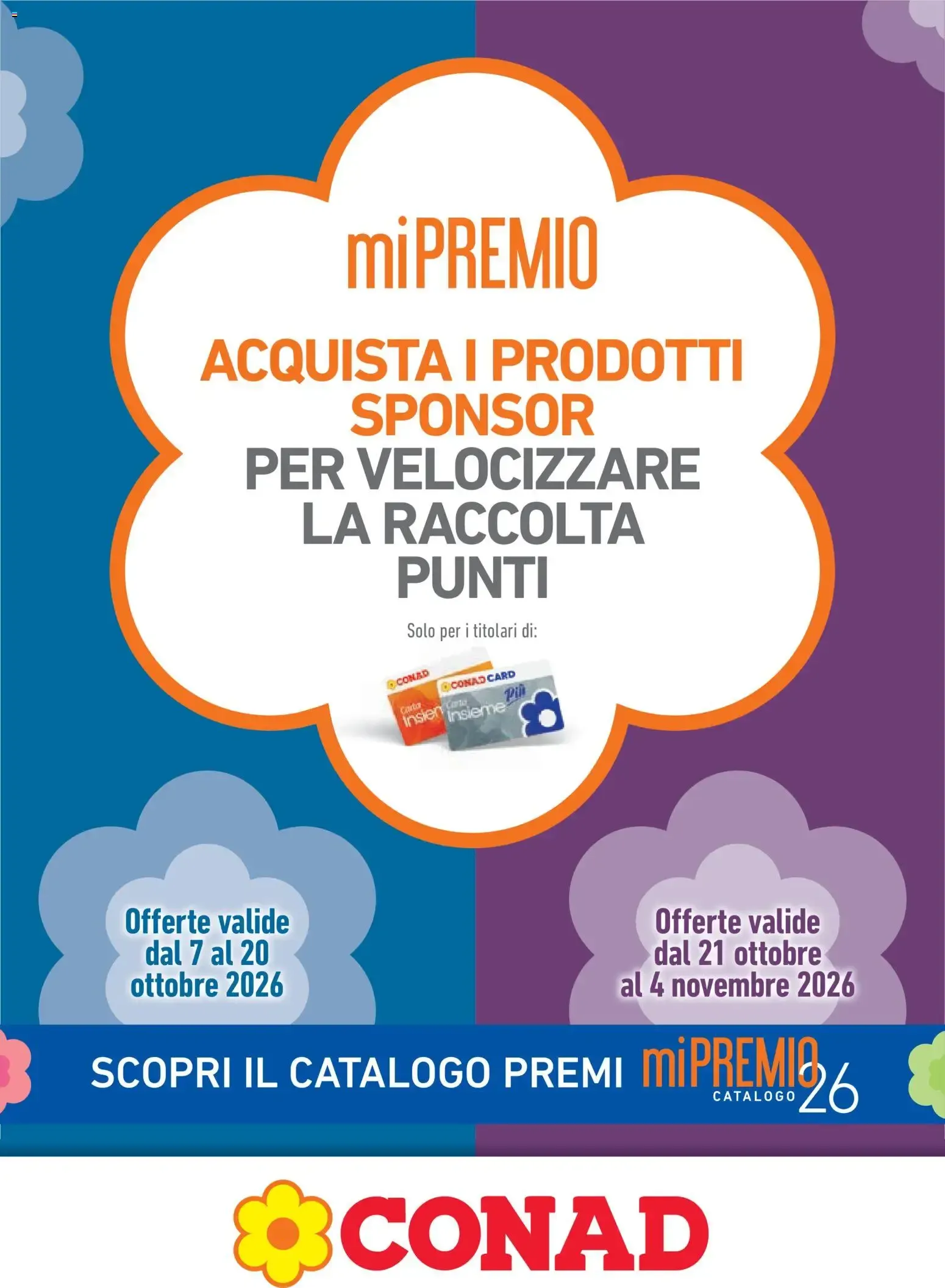 Conad miPREMIO Catalogo Premi 26 da 7 ottobre a 4 novembre di 2026 - Pagina del volantino 1