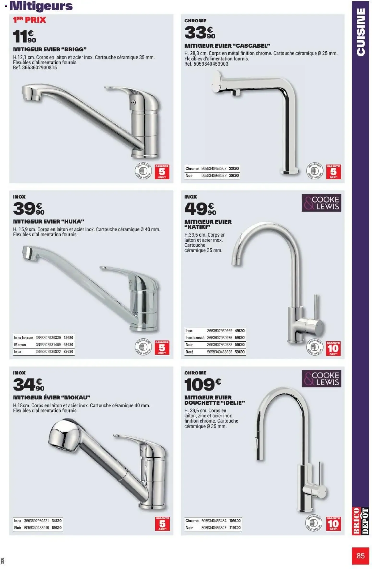 L'OFFICIEL DU BRICOLAGE - Automne du 17 septembre au 1 octobre 2026 - Catalogue page 85