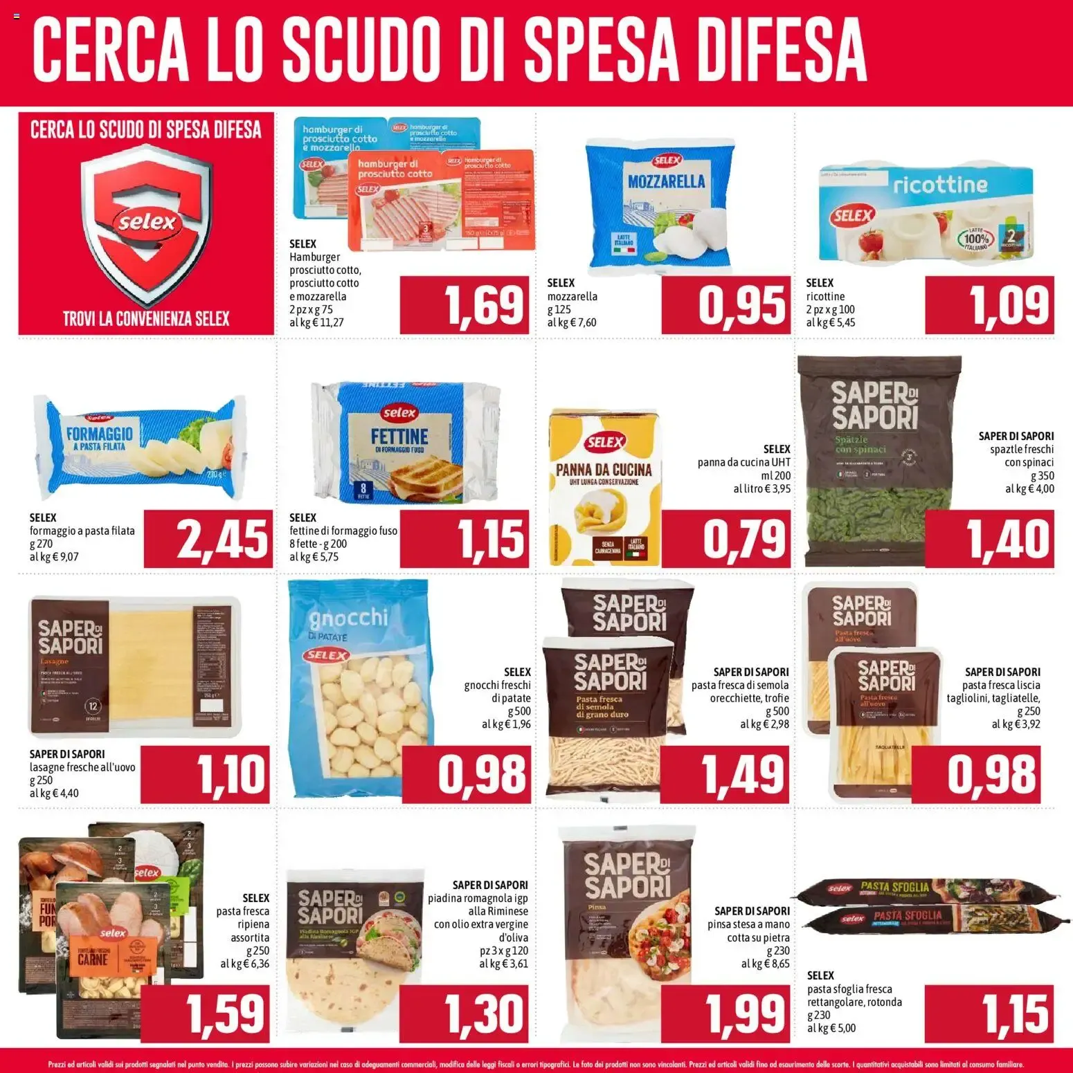 Emisfero Ipermercati: Cerca lo scudo di Spesa Difesa con prodotti Selex da 21 settembre a 31 gennaio di 2027 - Pagina del volantino 2