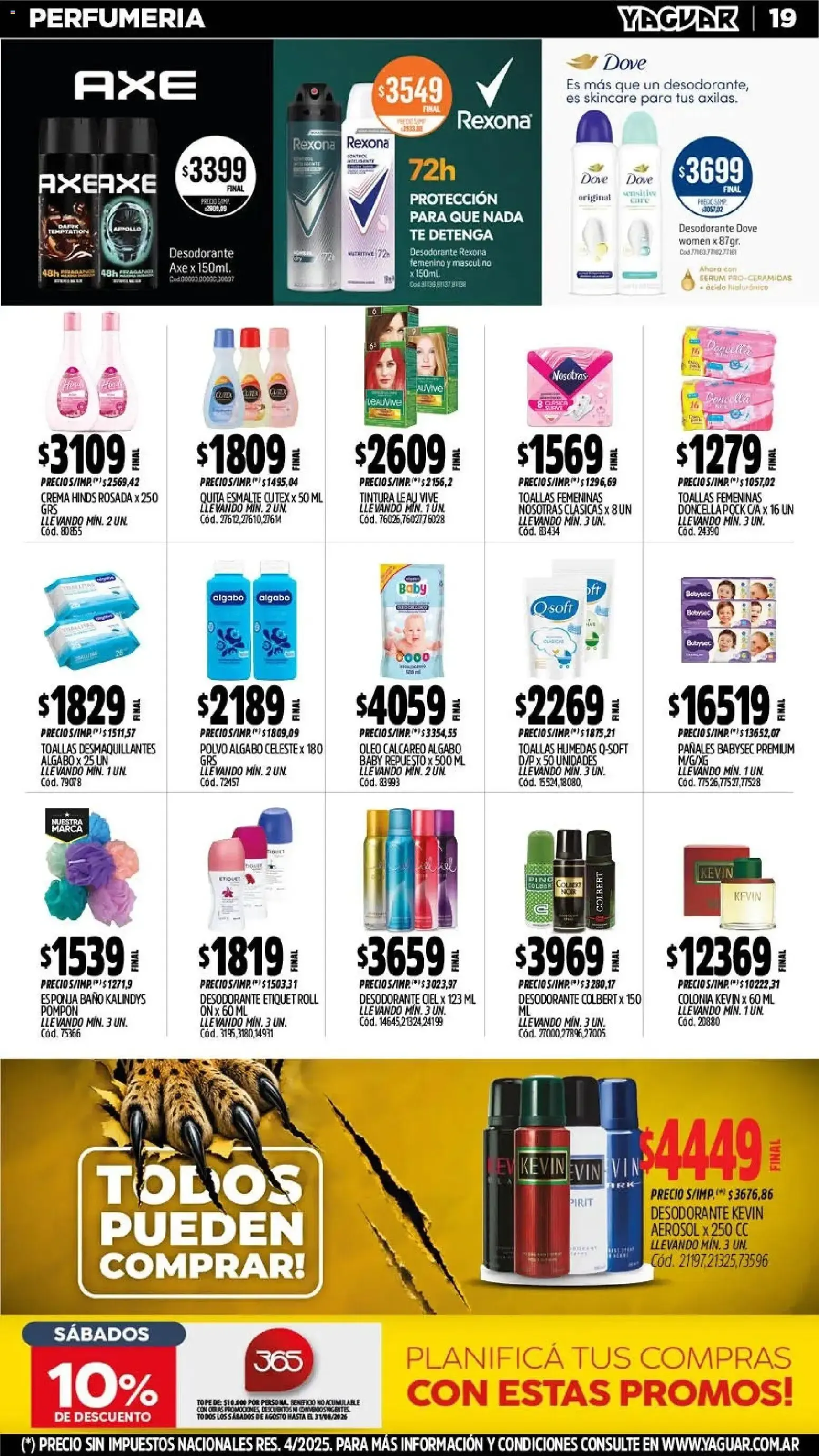 Ofertas de Yaguar: Ofertas Salvajes - Mar del Plata 3 de agosto al 8 de agosto 2026 - Página 19 del catálogo