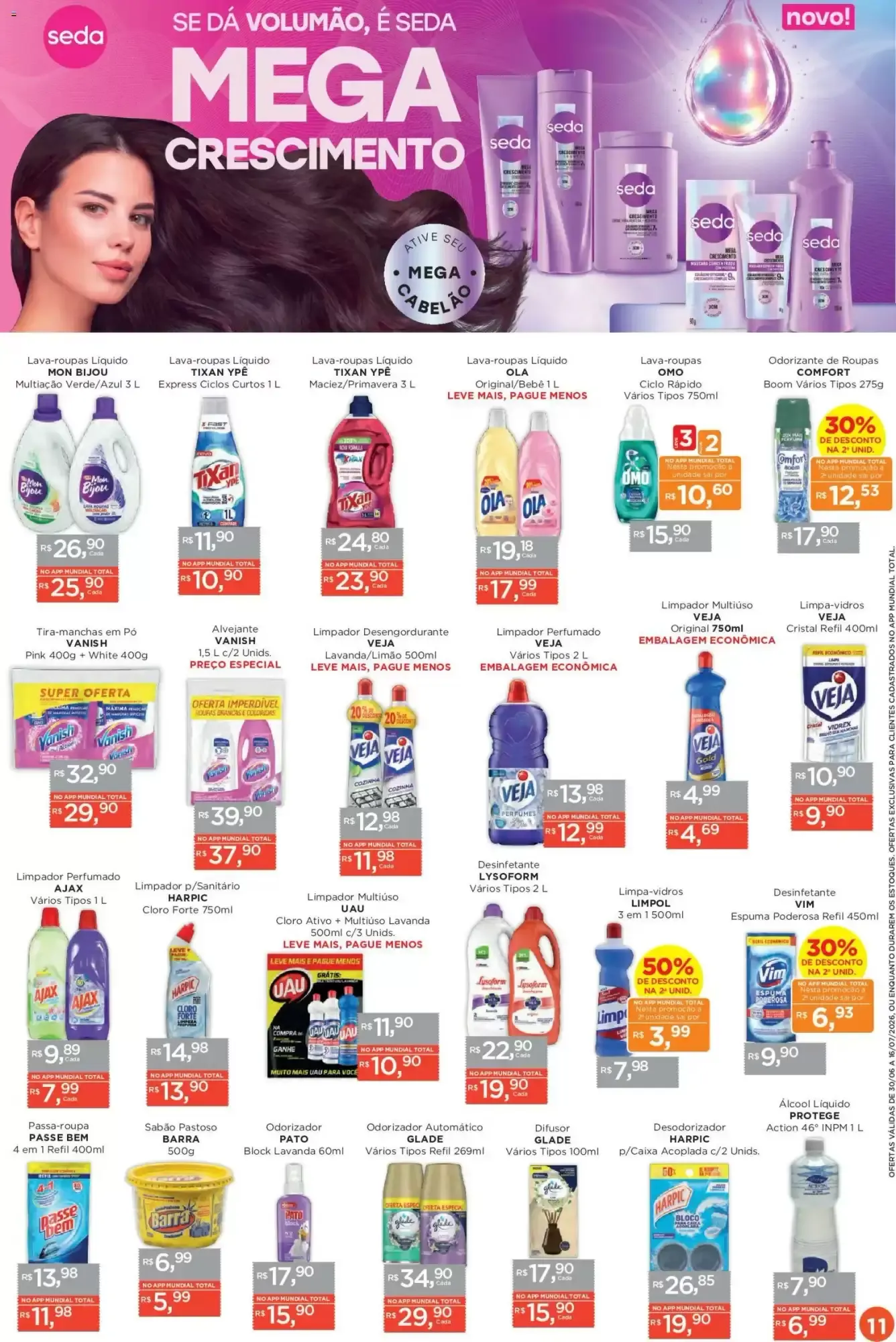 Encarte de Mundial Total - App e Ofertas 30 de junho até 16 de julho 2026 - Pagina 11