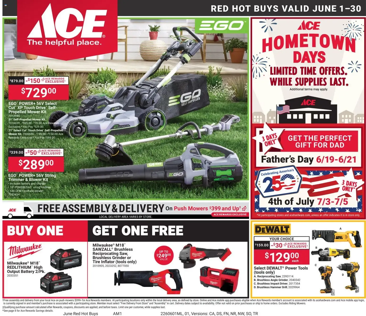 Weekly ad ACE Red Hot Buys from June 1 to June 30 2026 - Page 1
