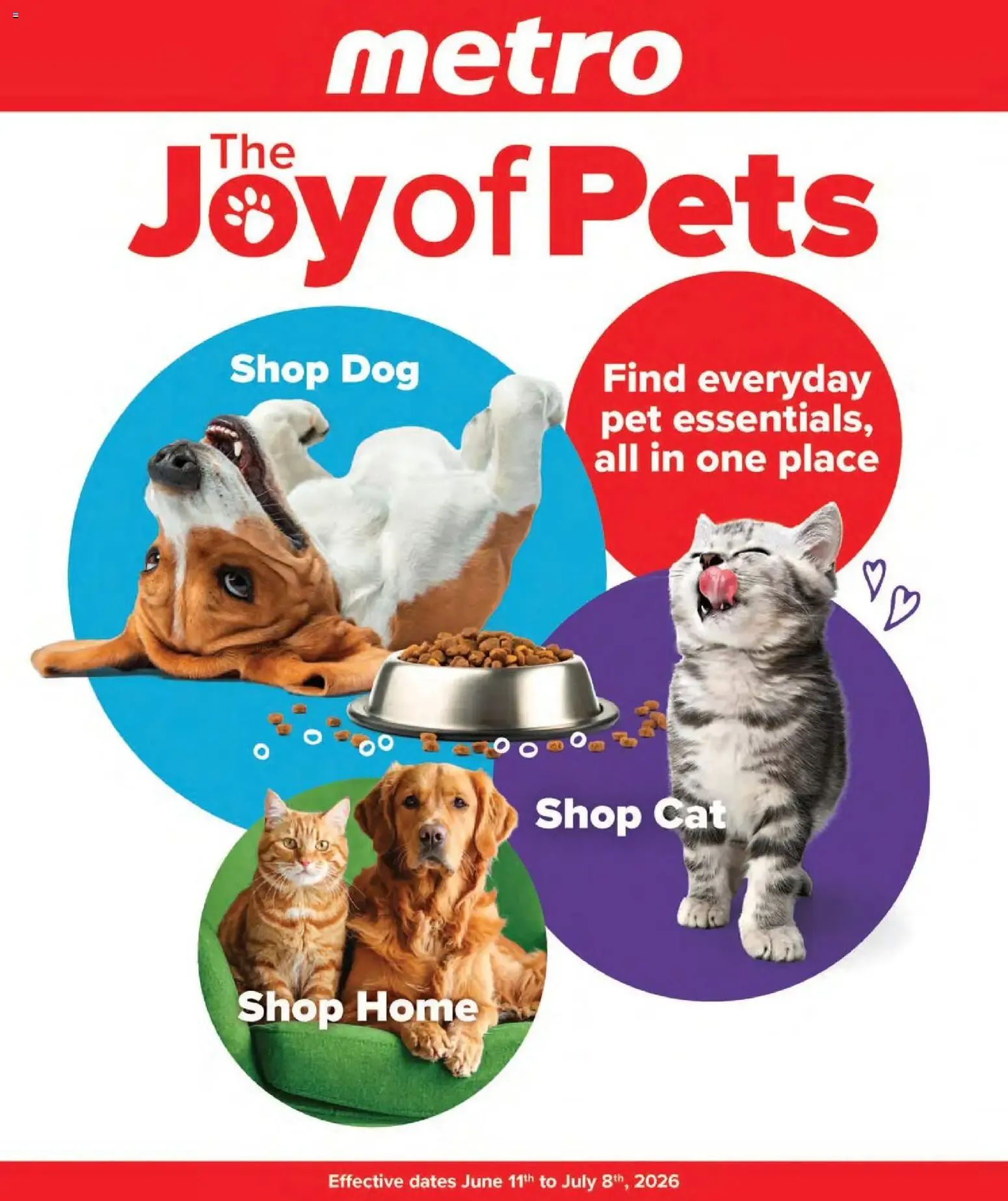 Metro The Joy of Pets from June 11 to July 8 2026 - flyer page 1