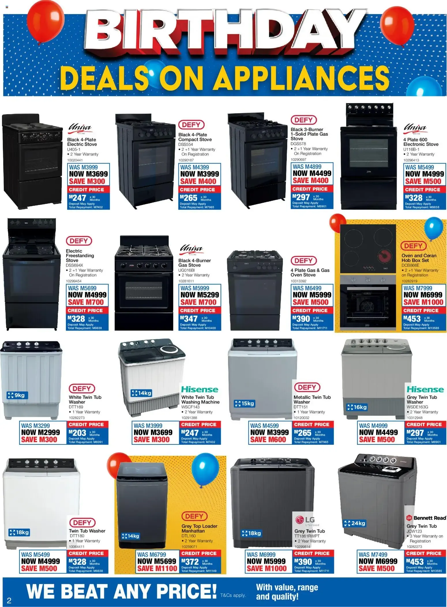 OK Furniture Birthday Sale from 15 June to 12 July 2026 - Catalogue Page 2