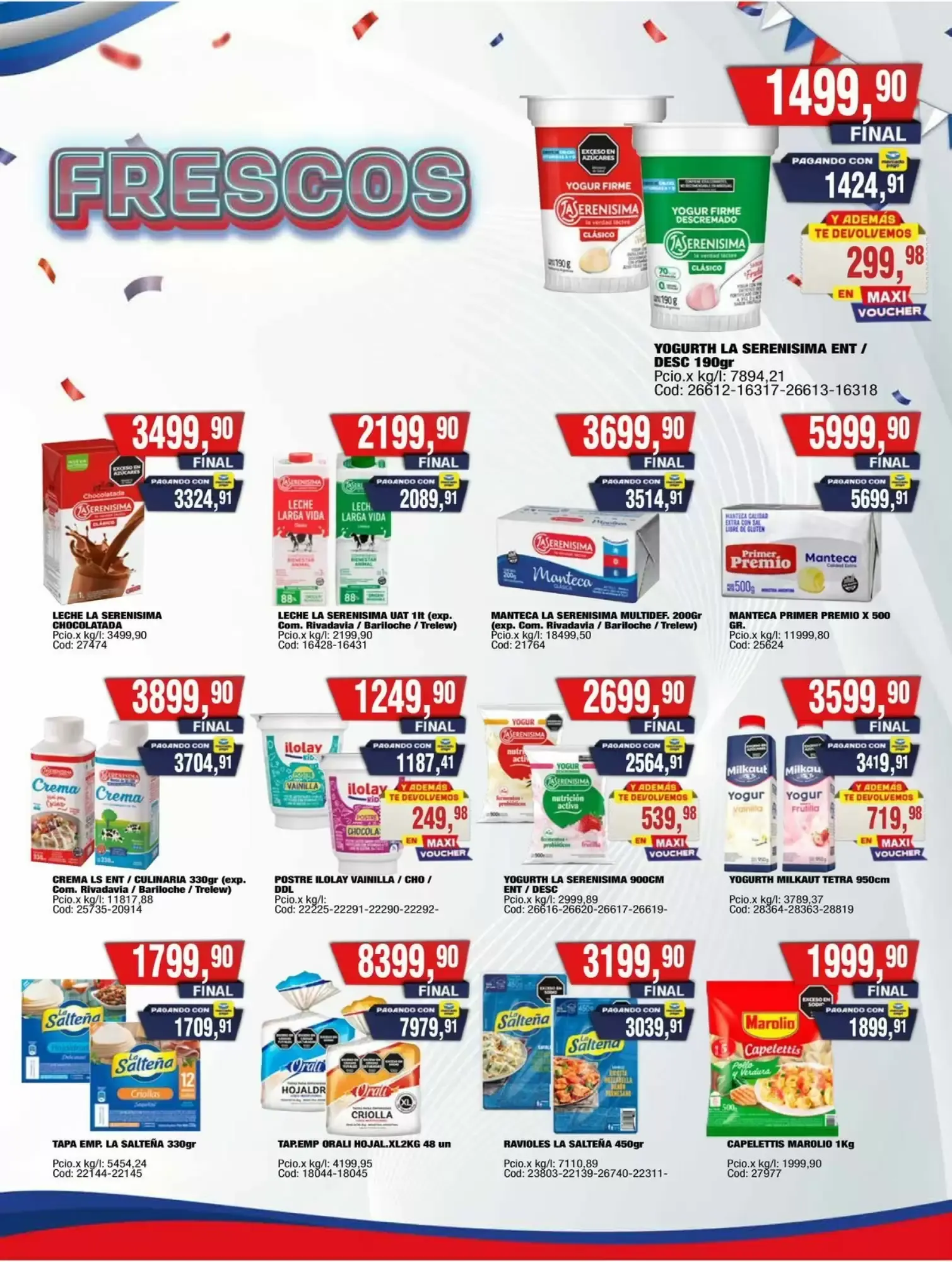 Ofertas de SUPERMERCADO MAYORISTA MAXICONSUMO 3 de agosto al 9 de agosto 2026 - Página 17 del catálogo