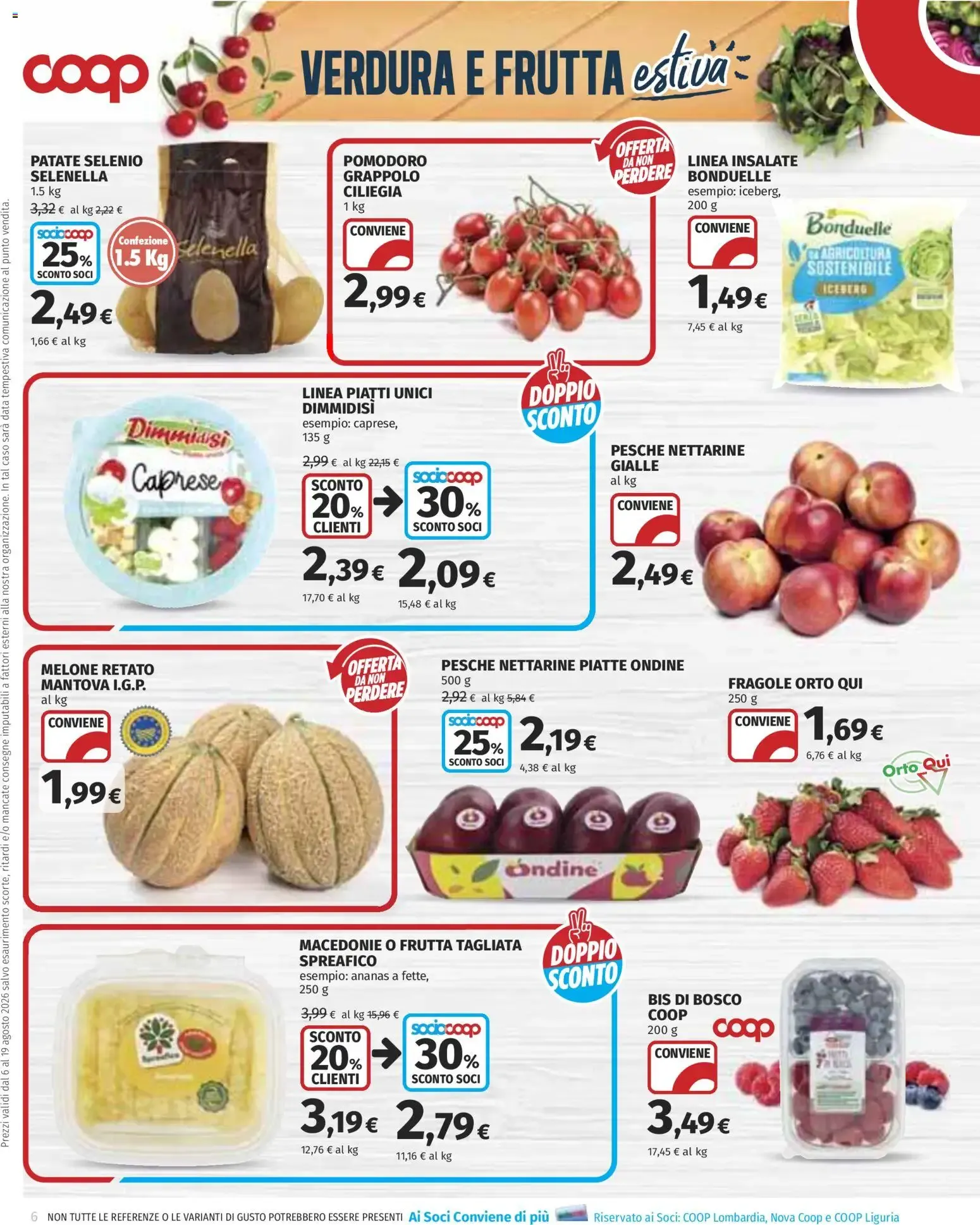 Volantino COOP Anteprima dal 06/08/2026 > NUOVO Promozioni da 6 agosto a 19 agosto di 2026 - Pagina del volantino 6