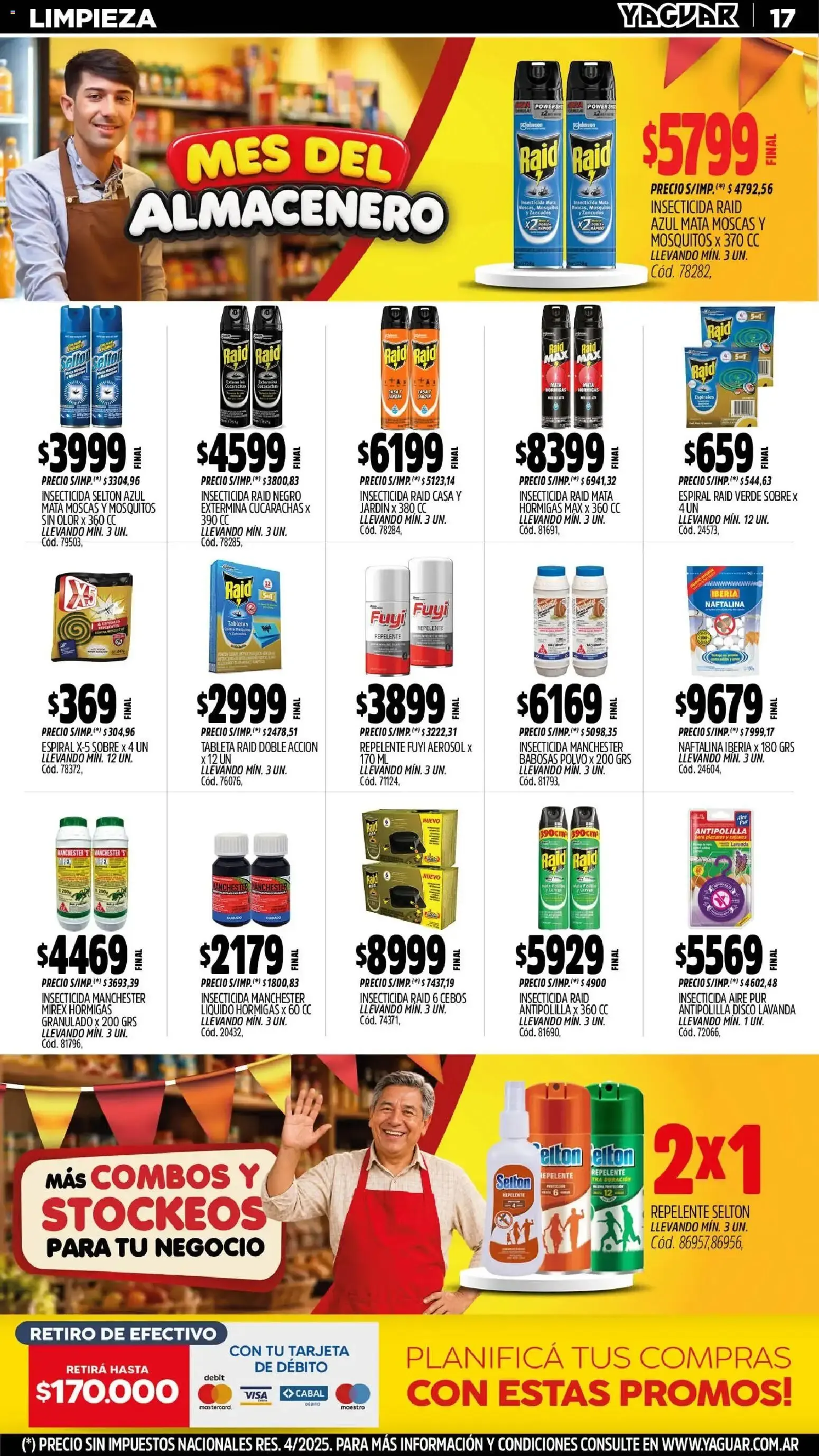 Ofertas de Mayorista Yaguar - Mes del Almacenero 31 de agosto al 6 de septiembre 2026 - Página 17 del catálogo