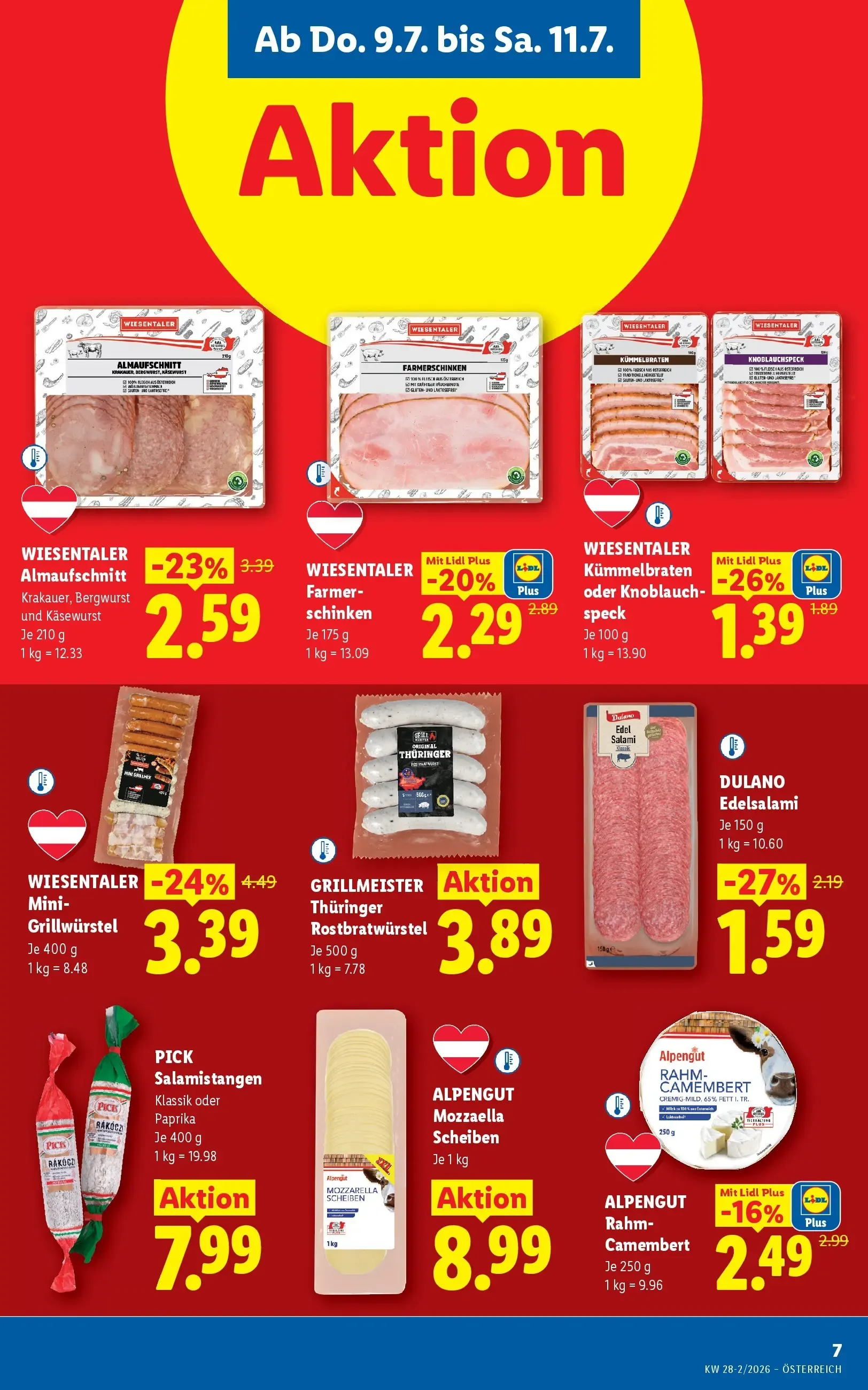 Lidl - Aktion ab 09.07. von 9. Juli bis 11. Juli 2026 - Flugblätt seite 9