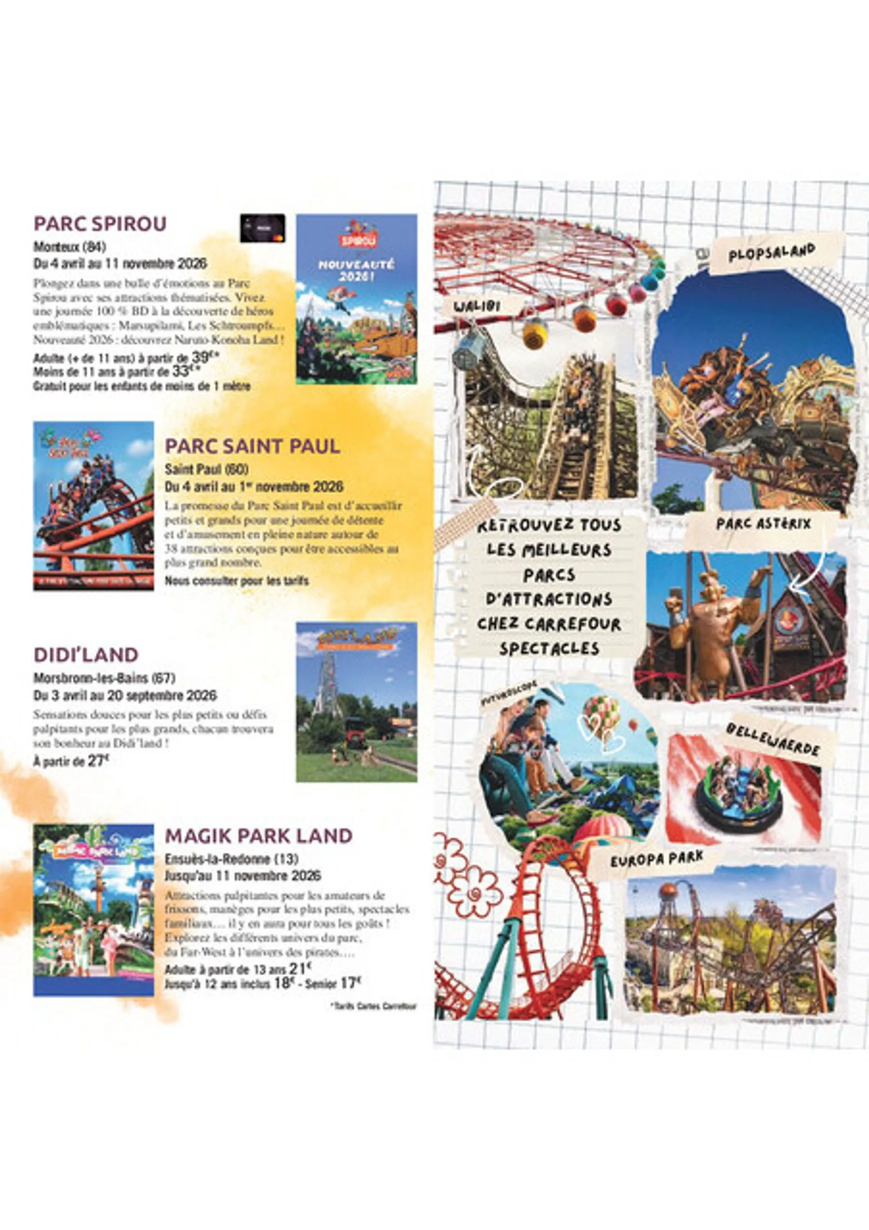 Current Carrefour Market - Le Book des Sorties leaflet valid from du vendredi 03/04/2026 to du mercredi 30/09/2026 du 3 avril au 30 septembre 2026 - Catalogue page 7