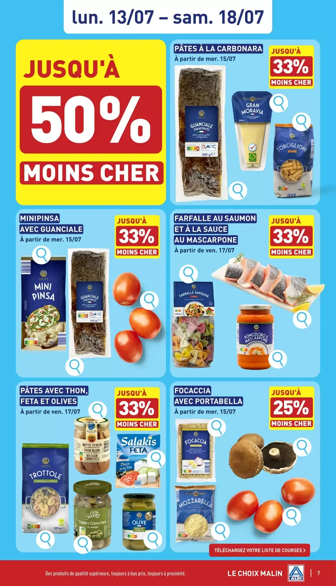 ALDI Dépliant du 13/07 au 18/07 van 13 juli tot 18 juli 2026 - folder pagina 7