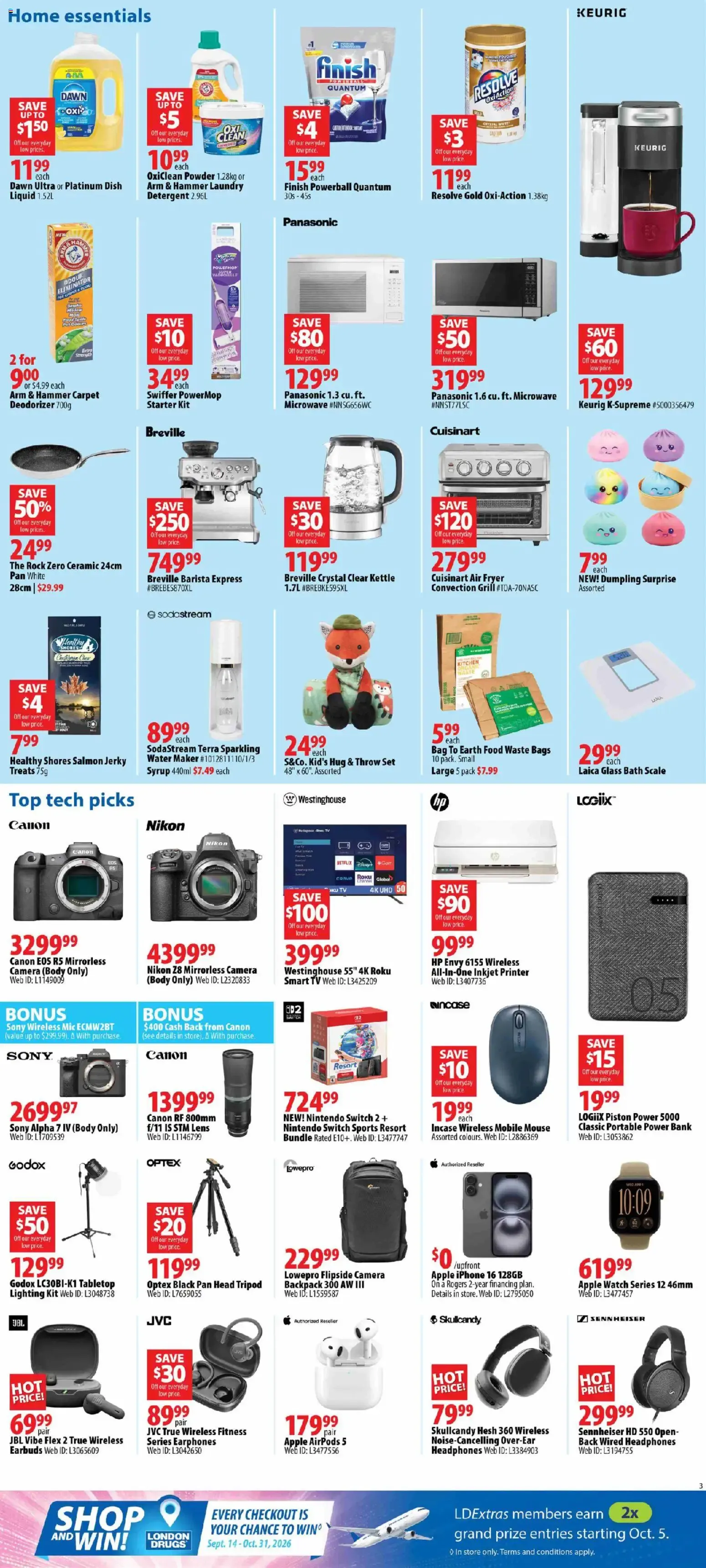 London Drugs weekly flyer / circulaire from Oct 23, 2026 > weekly specials & deals from October 23 to October 28 2026 - flyer page 3