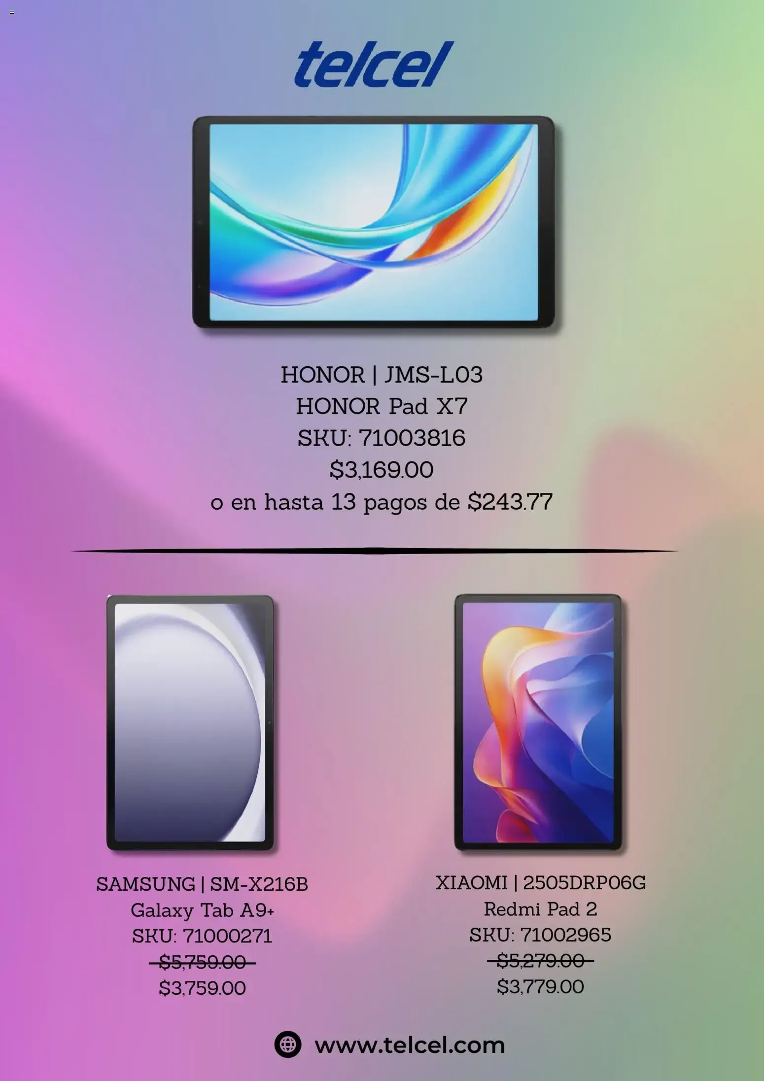 Catálogo de Telcel Tabletas 19 de agosto al 19 de septiembre 2026 - Pagina 3