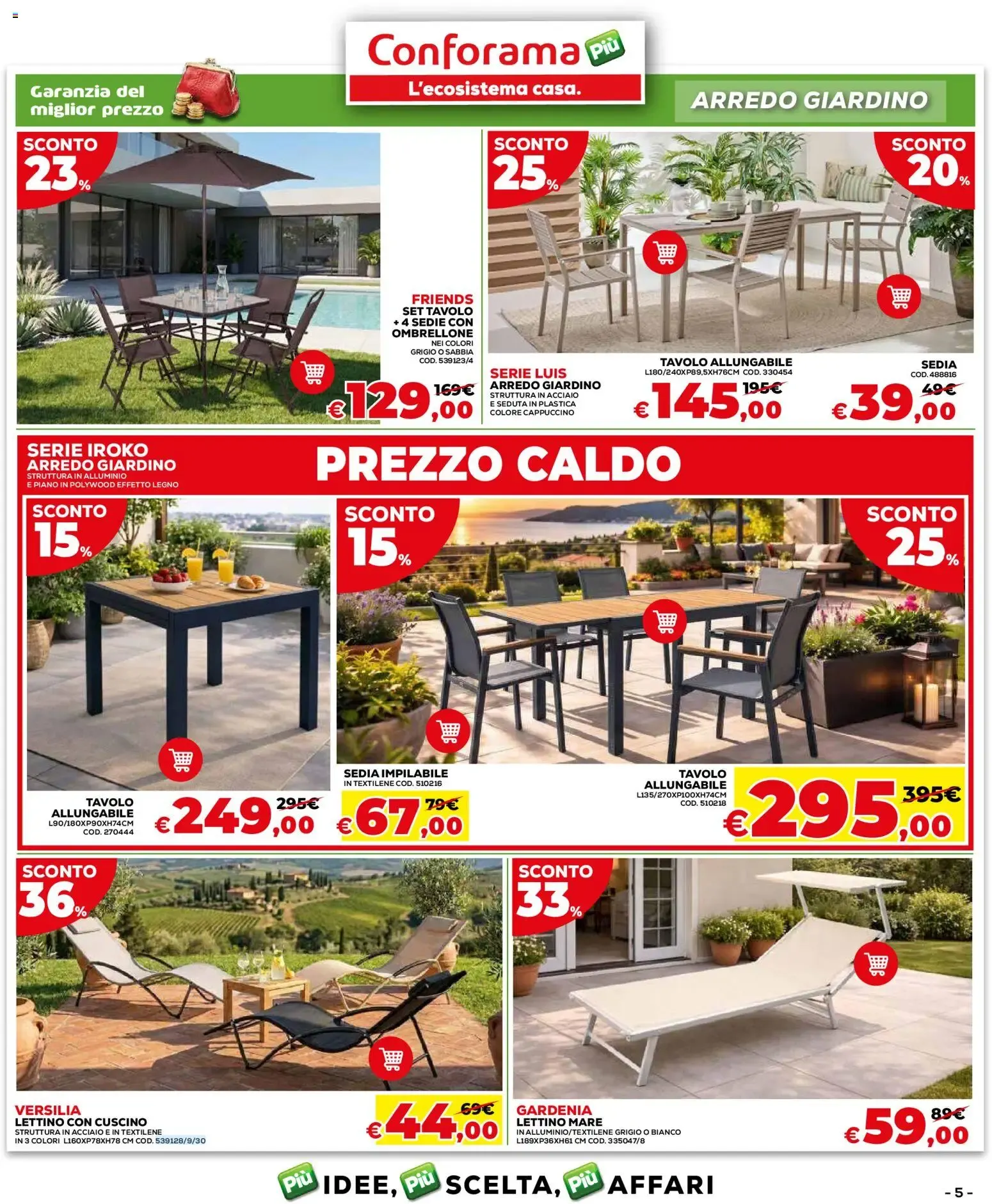 Conforama: Sconti Caldi per l'Estate da 2 luglio a 26 luglio di 2026 - Pagina del volantino 5