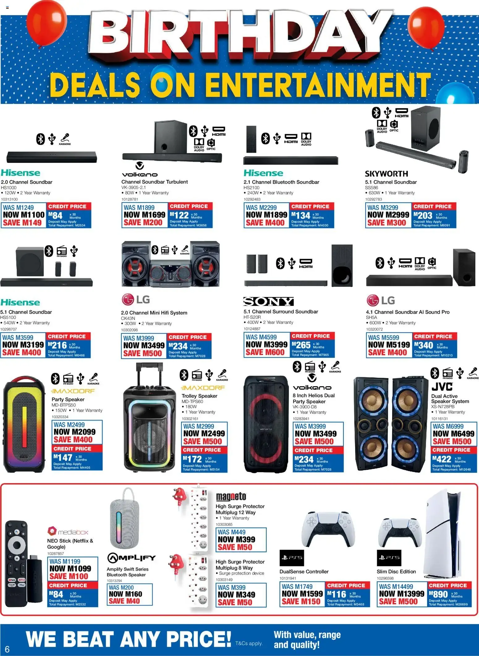OK Furniture Birthday Sale from 15 June to 12 July 2026 - Catalogue Page 6