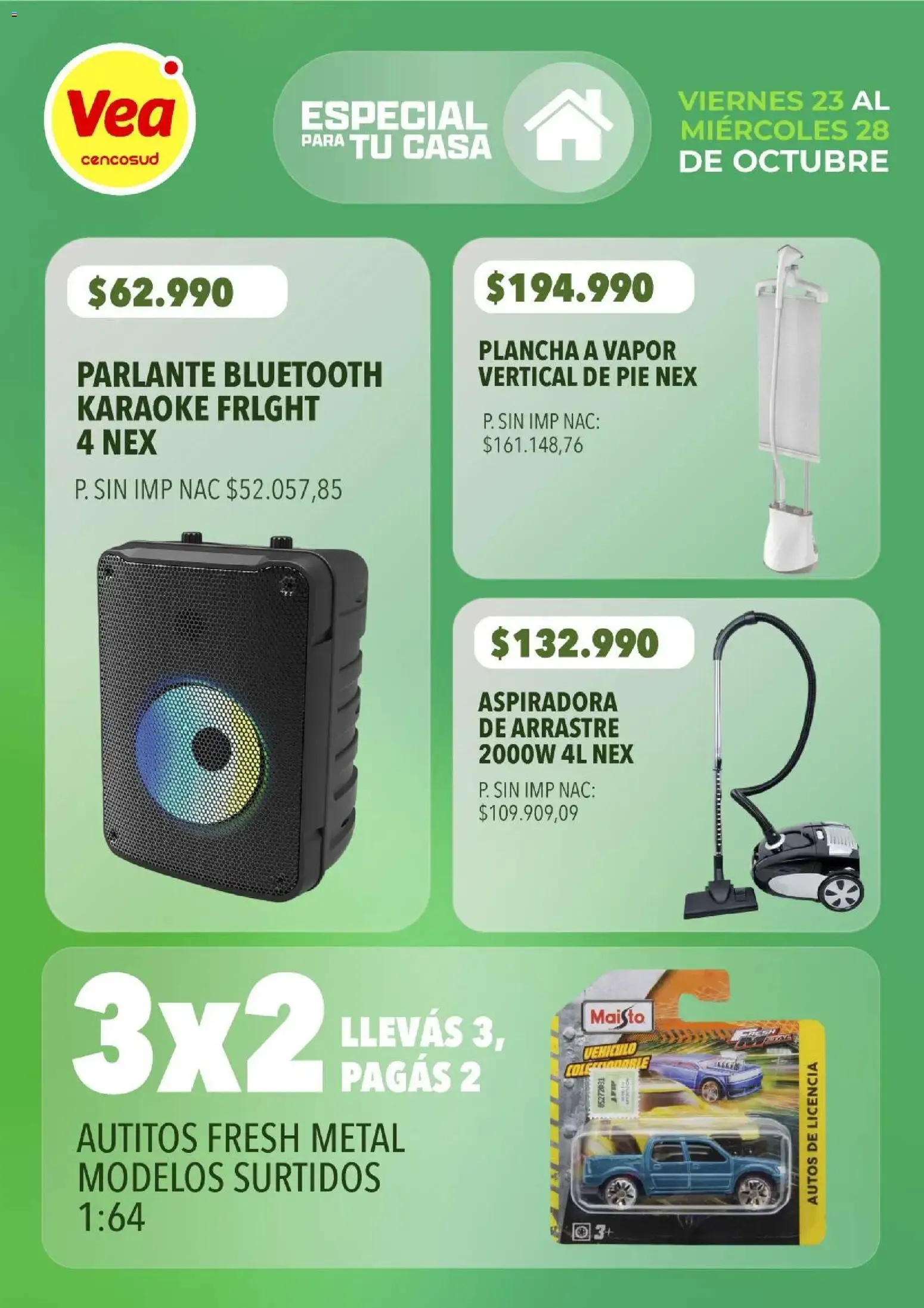 Ofertas de Vea - Especial para tu casa del 23/10/2026 - 28/10/2026 23 de octubre al 28 de octubre 2026 - Página 3 del catálogo