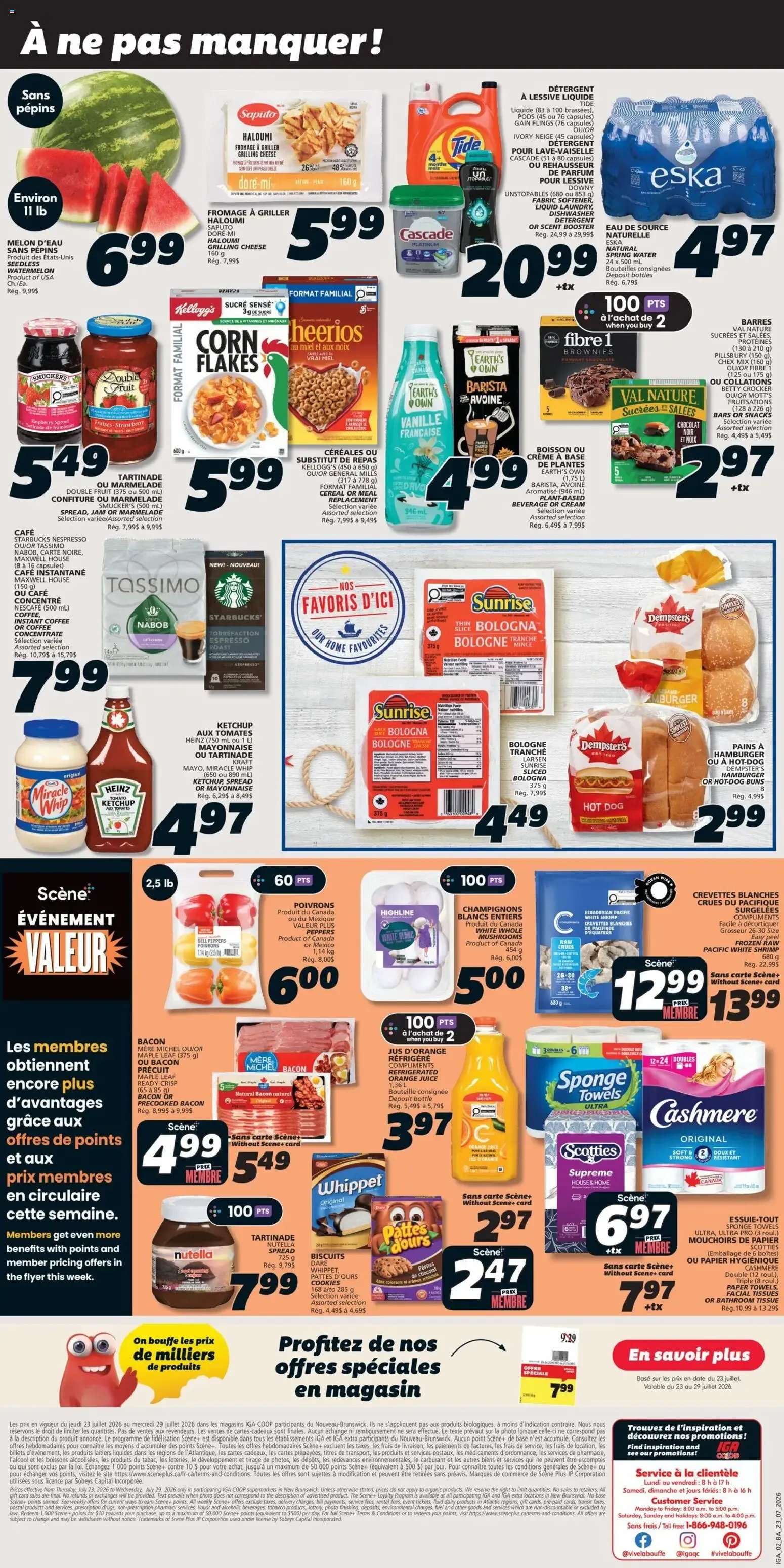 IGA weekly flyer / circulaire from Jul 23, 2026 > weekly specials & deals from July 23 to July 29 2026 - flyer page 2
