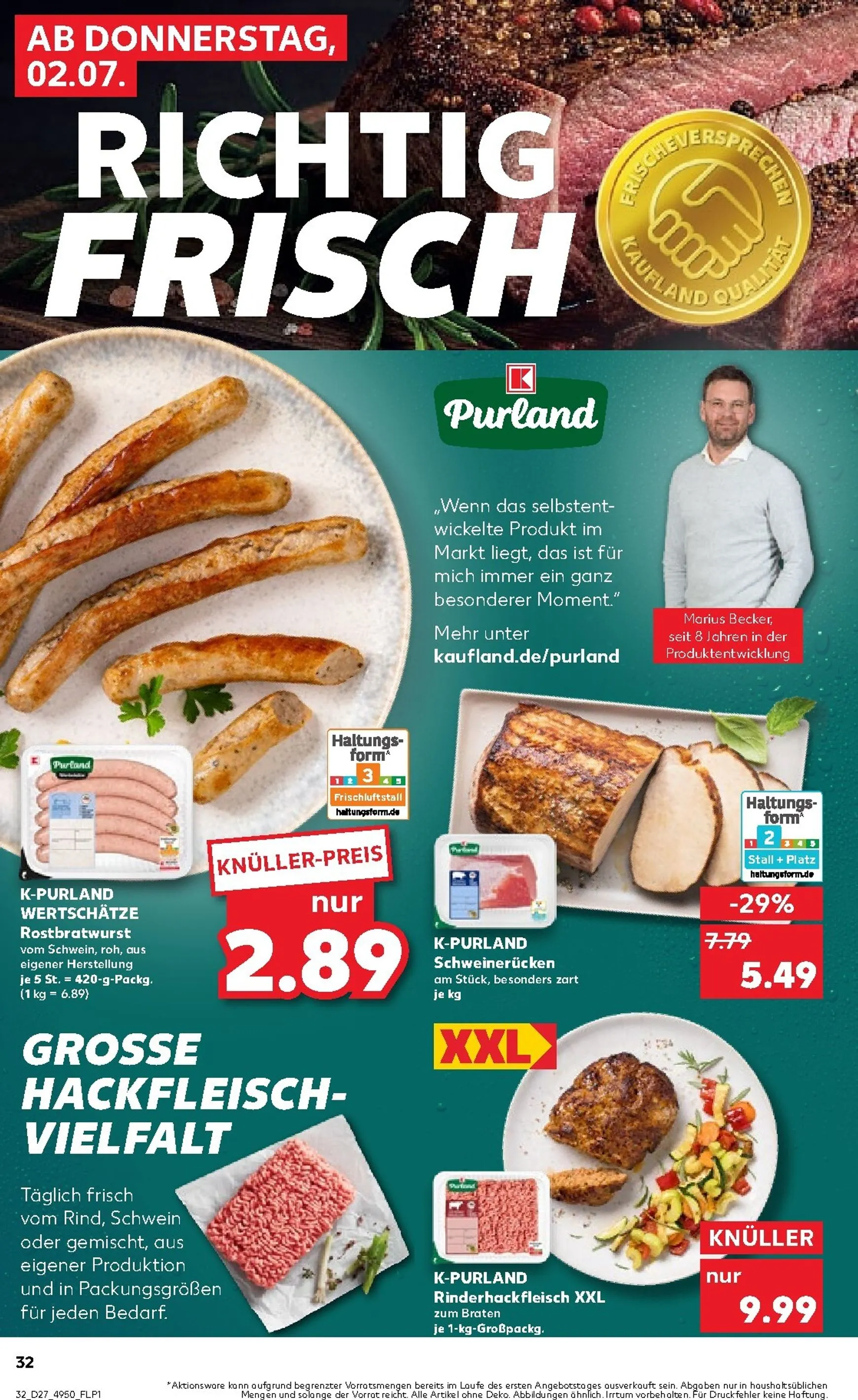 Kaufland Prospekt nächste Woche – von Donnerstag 02.07.2026 bis Mittwoch 08.07.2026 von 2. Juli bis 8. Juli 2026 - Prospekt seite 33