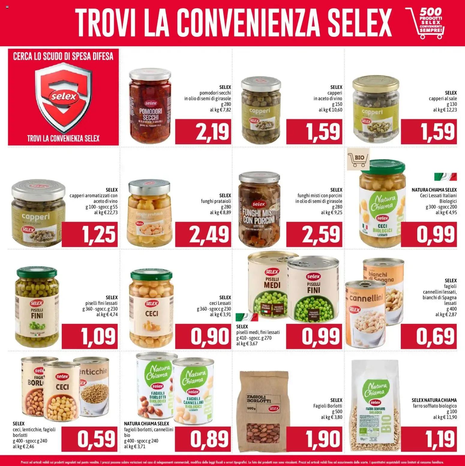 Emisfero Ipermercati: Cerca lo scudo di Spesa Difesa con prodotti Selex da 21 settembre a 31 gennaio di 2027 - Pagina del volantino 5